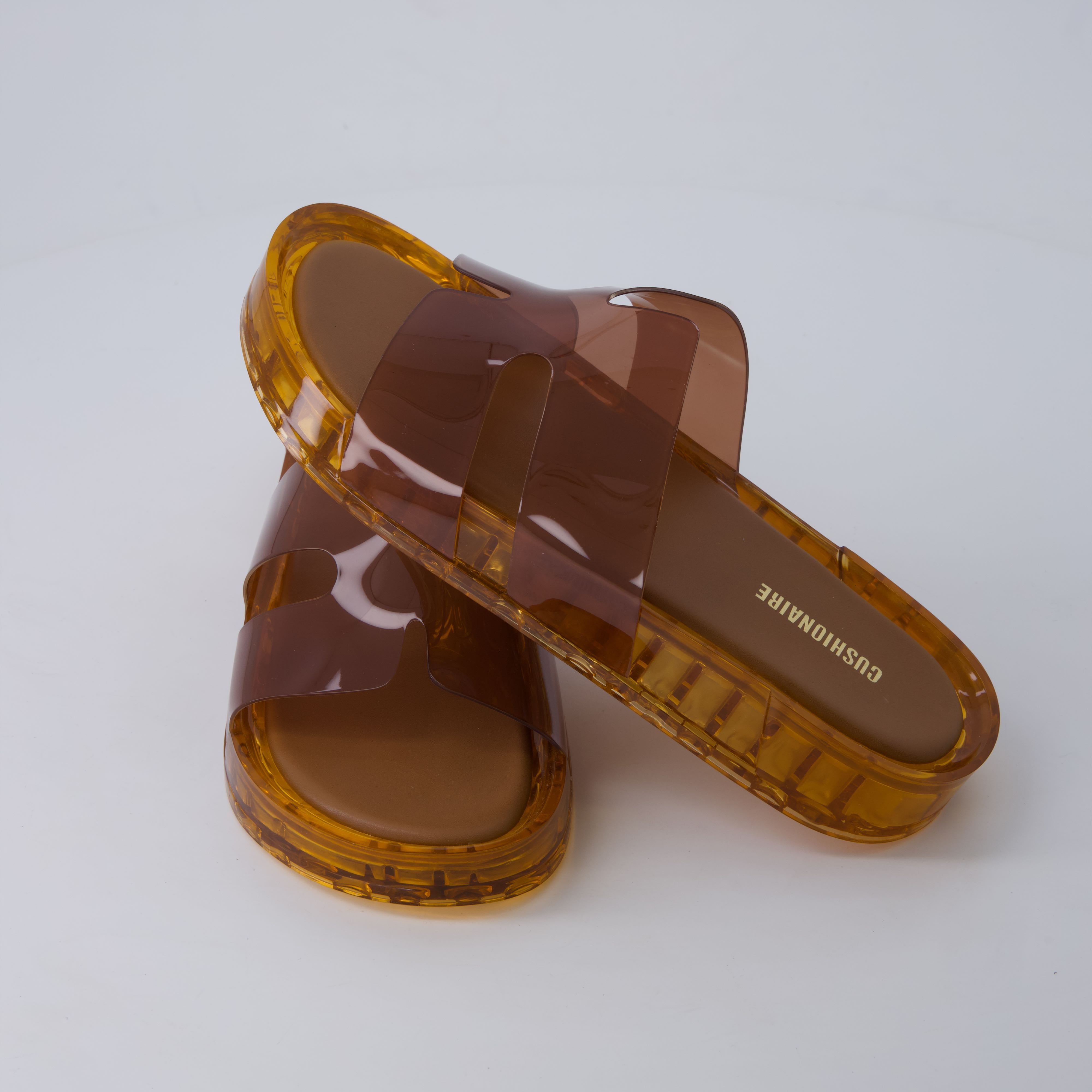 Palm Slides Jelly Sandals Whiskey Medium