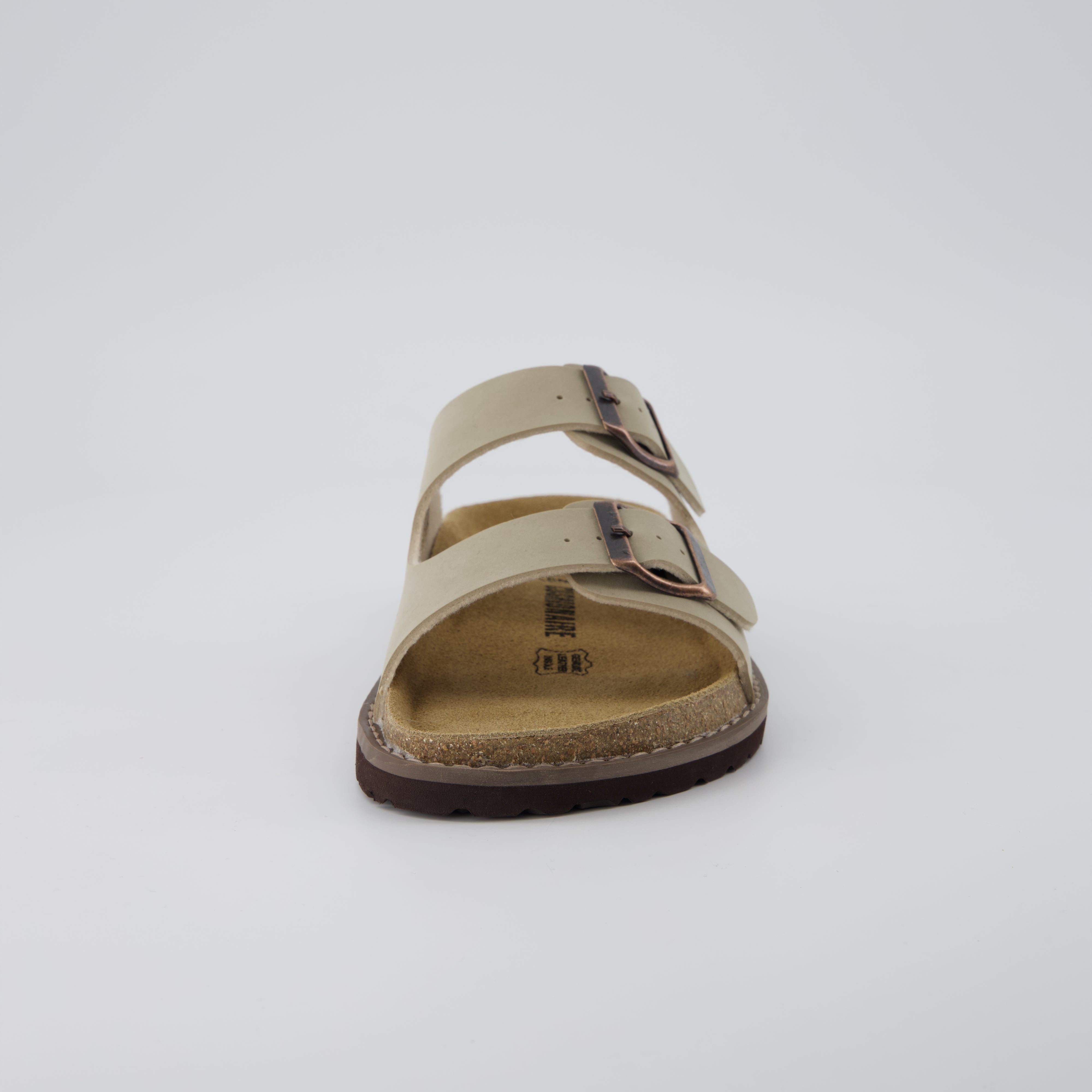 Plano Cork Sandals Stone