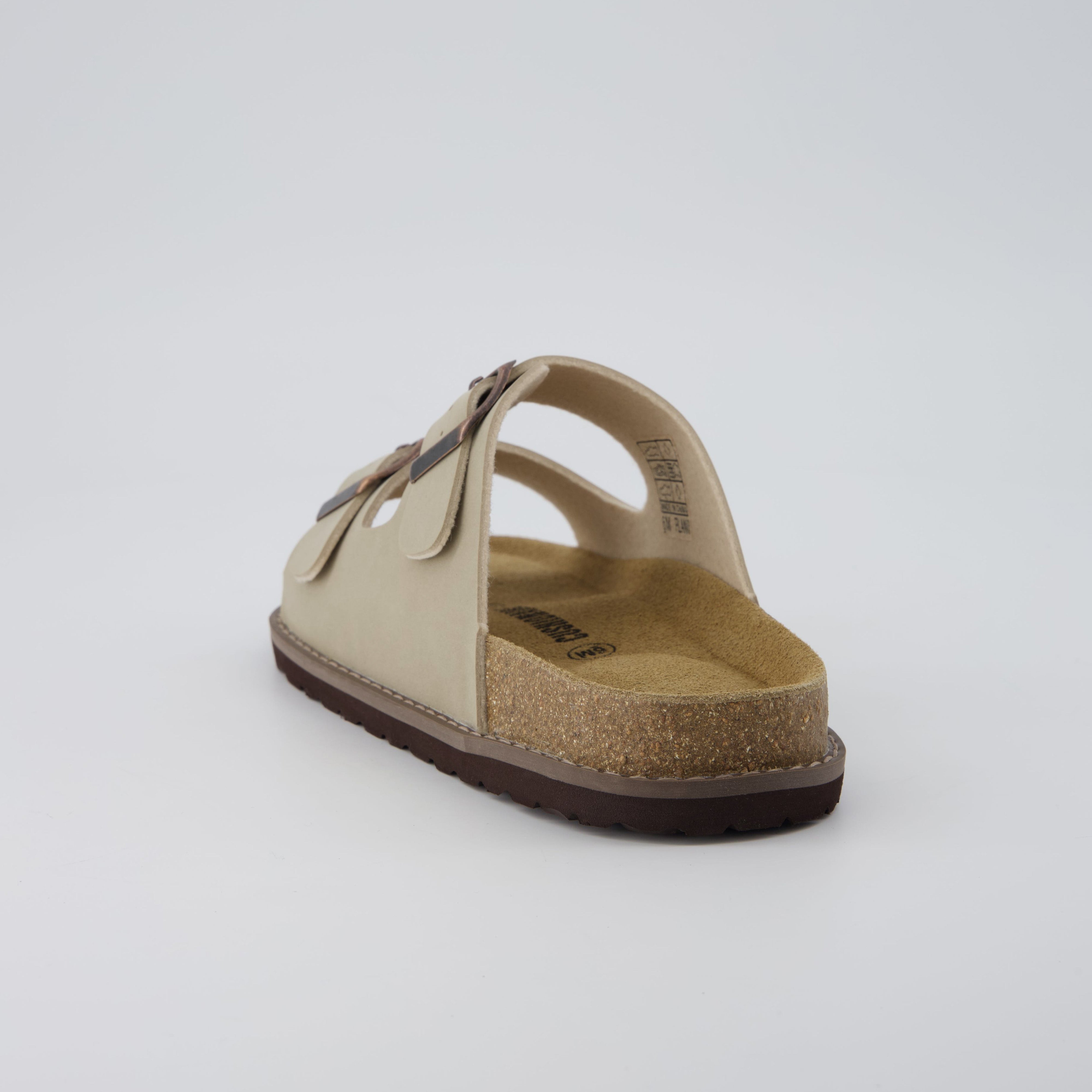 Plano Cork Sandals Stone