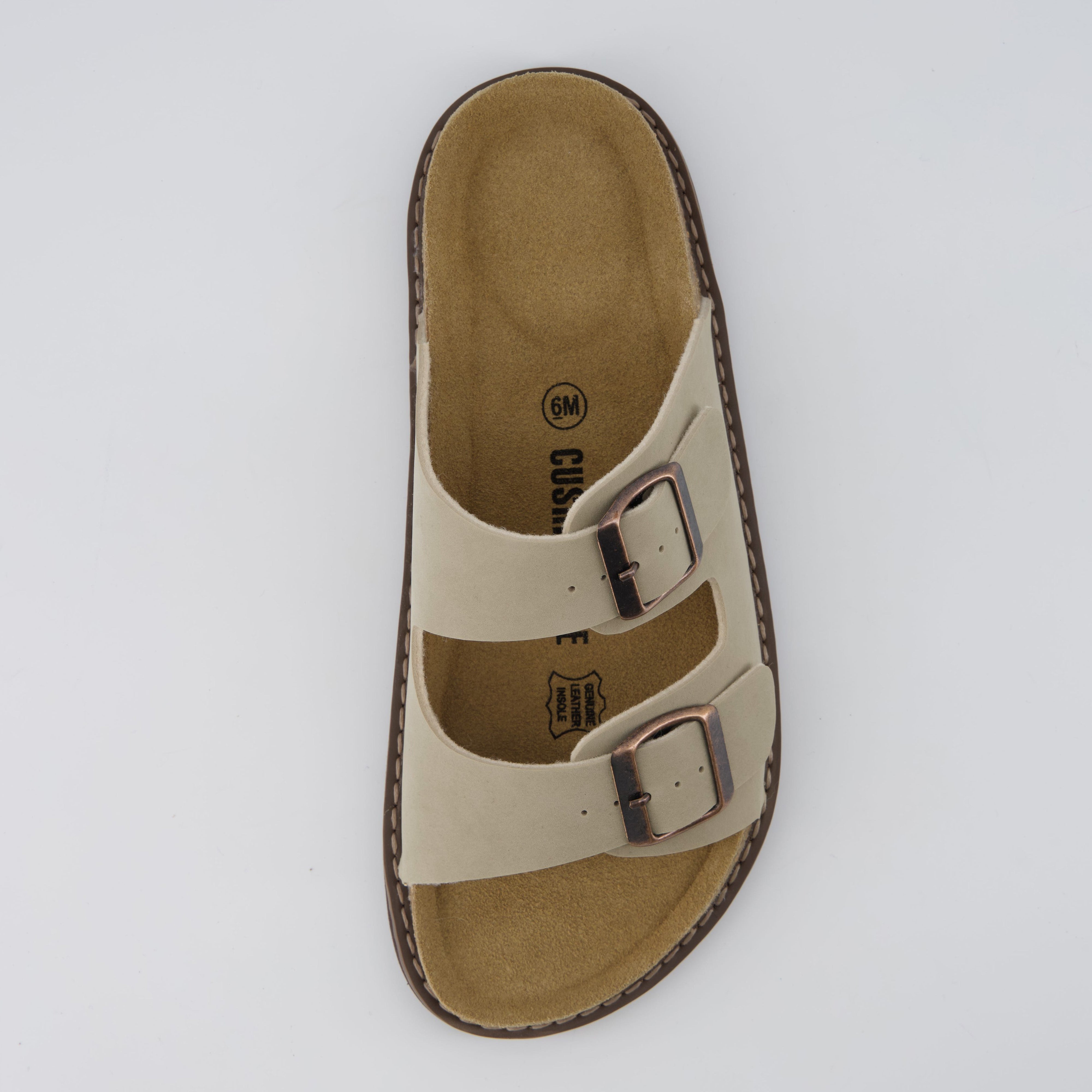 Plano Cork Sandals Stone