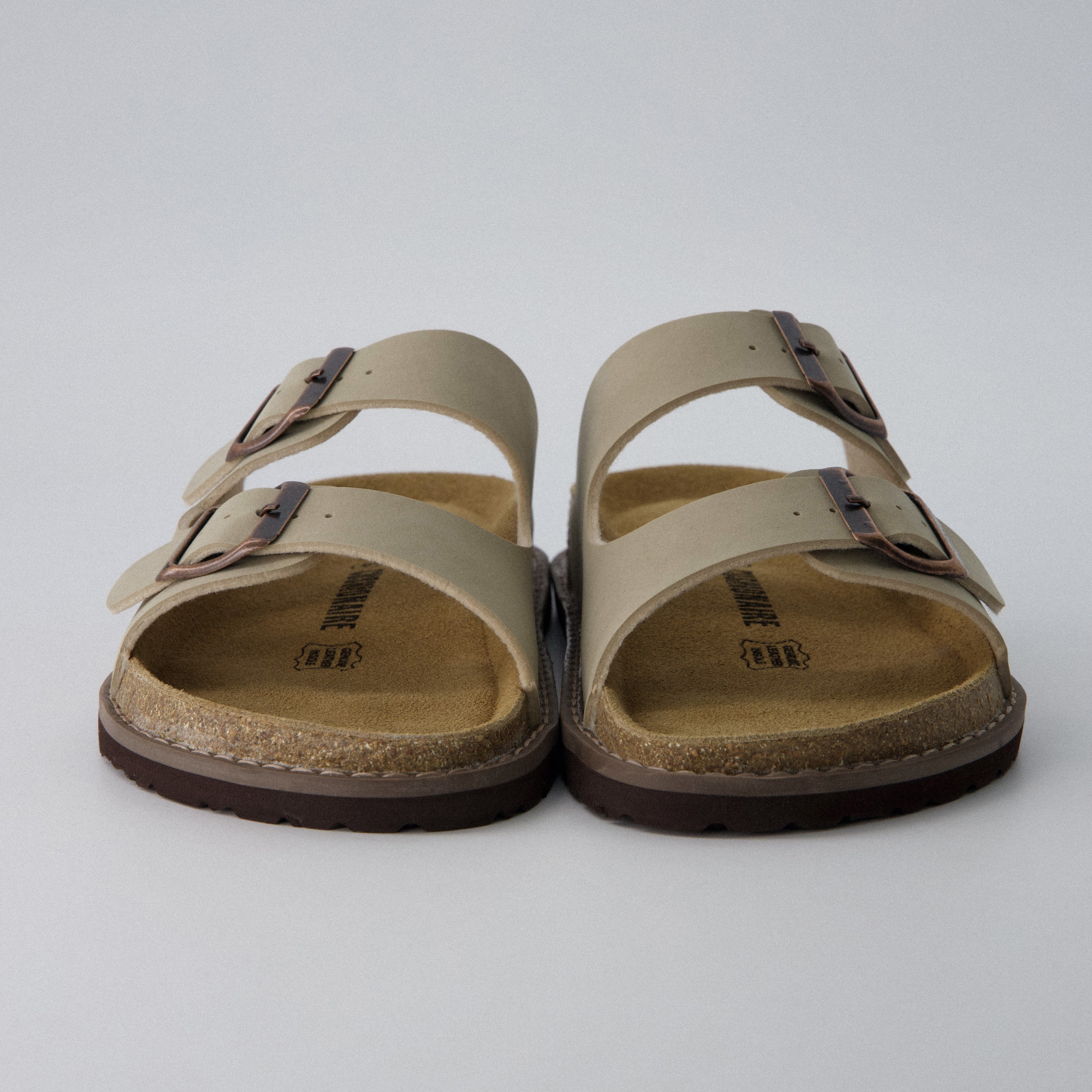 Plano Cork Sandals Stone