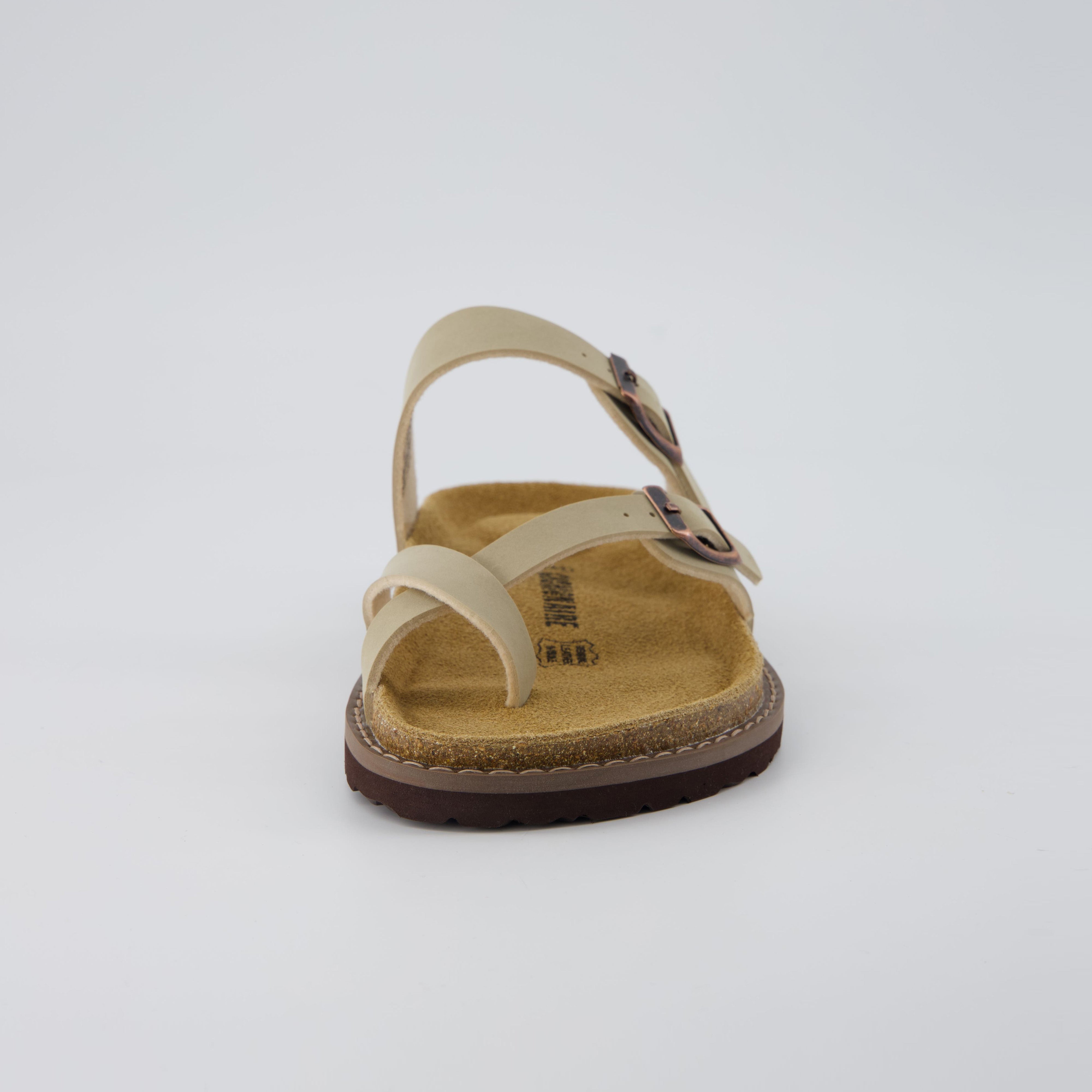 Pluto Cork Sandals Stone