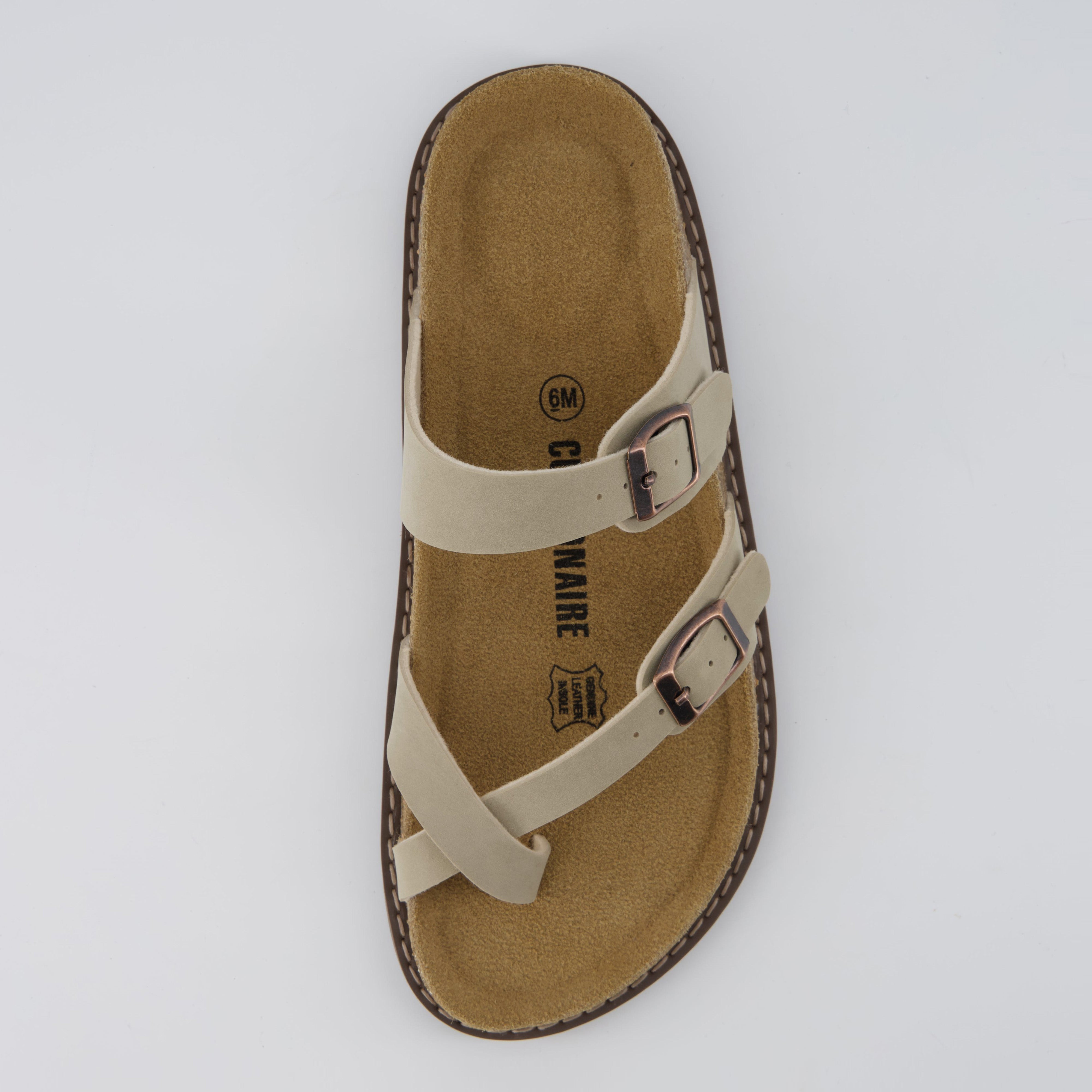 Pluto Cork Sandals Stone