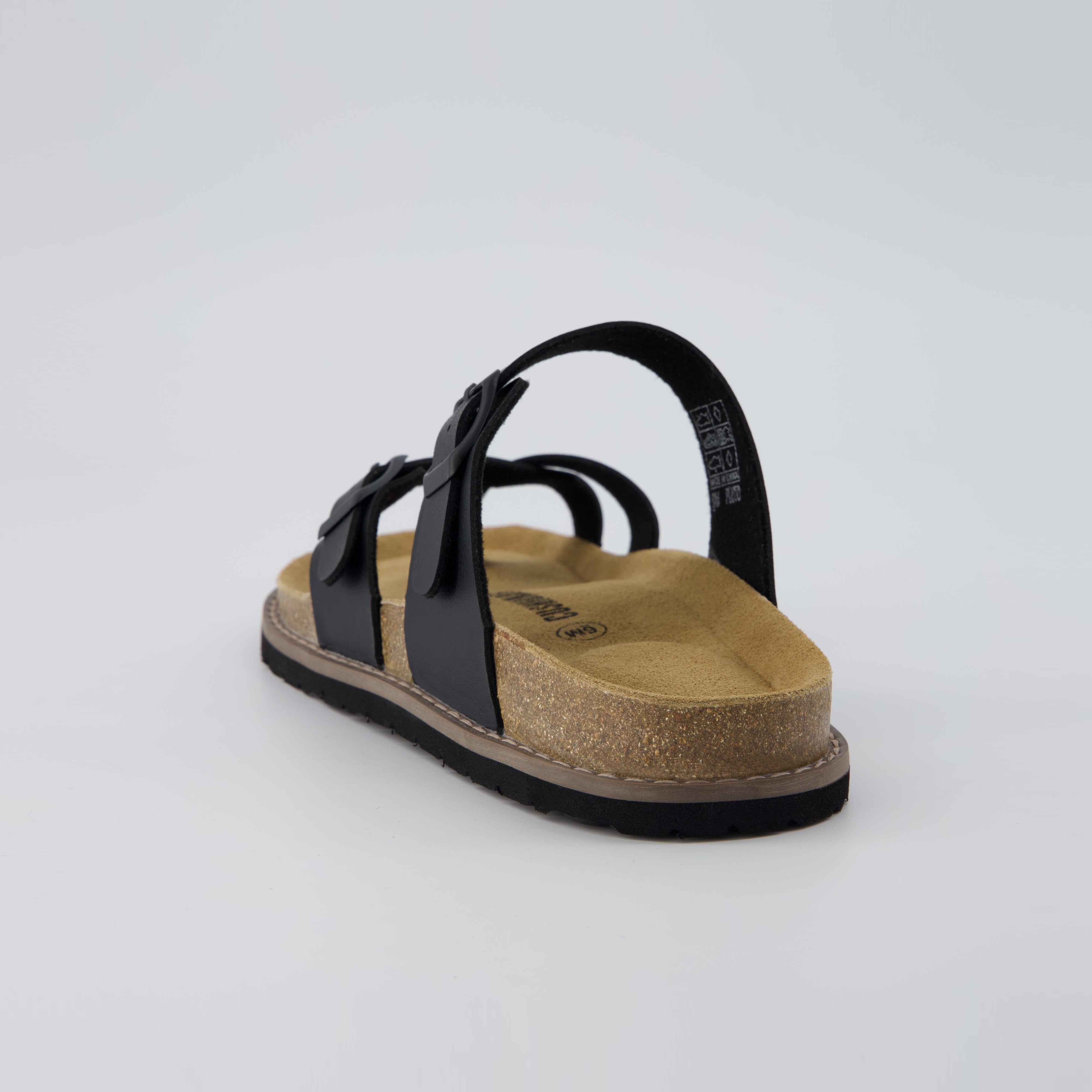 Pluto Cork Sandals Black