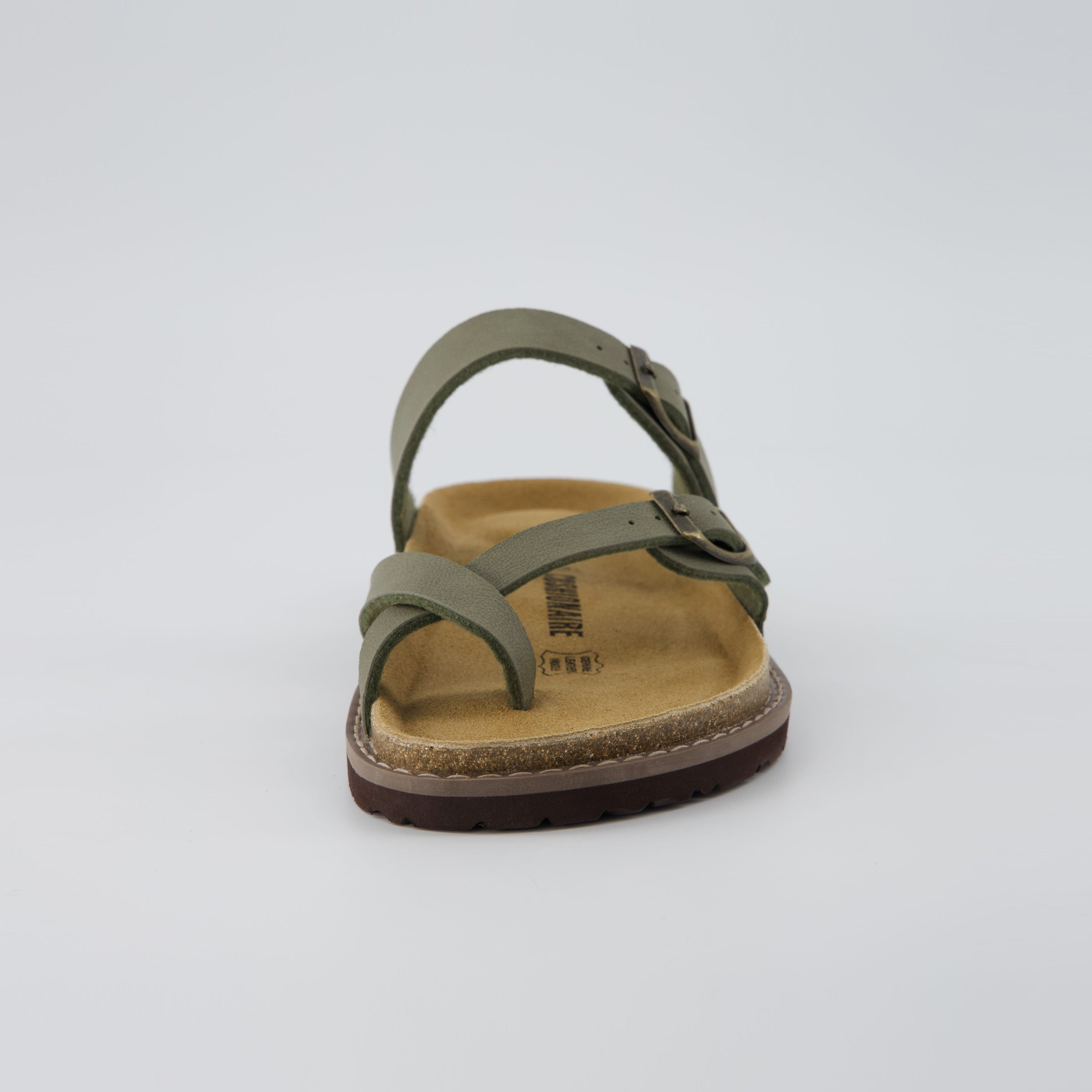 Pluto Cork Sandals Olive