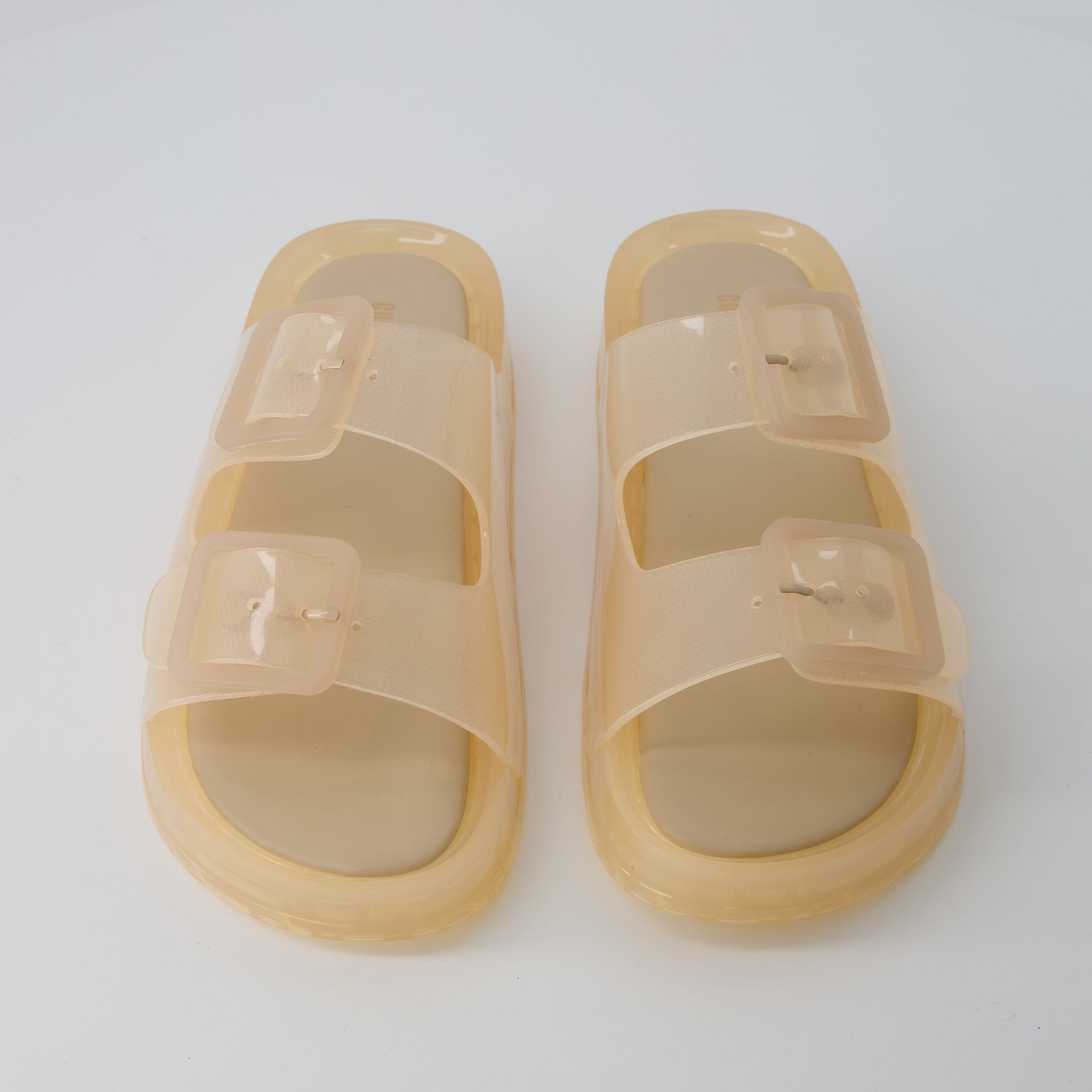 Pool Slide Sandals Champagne Medium