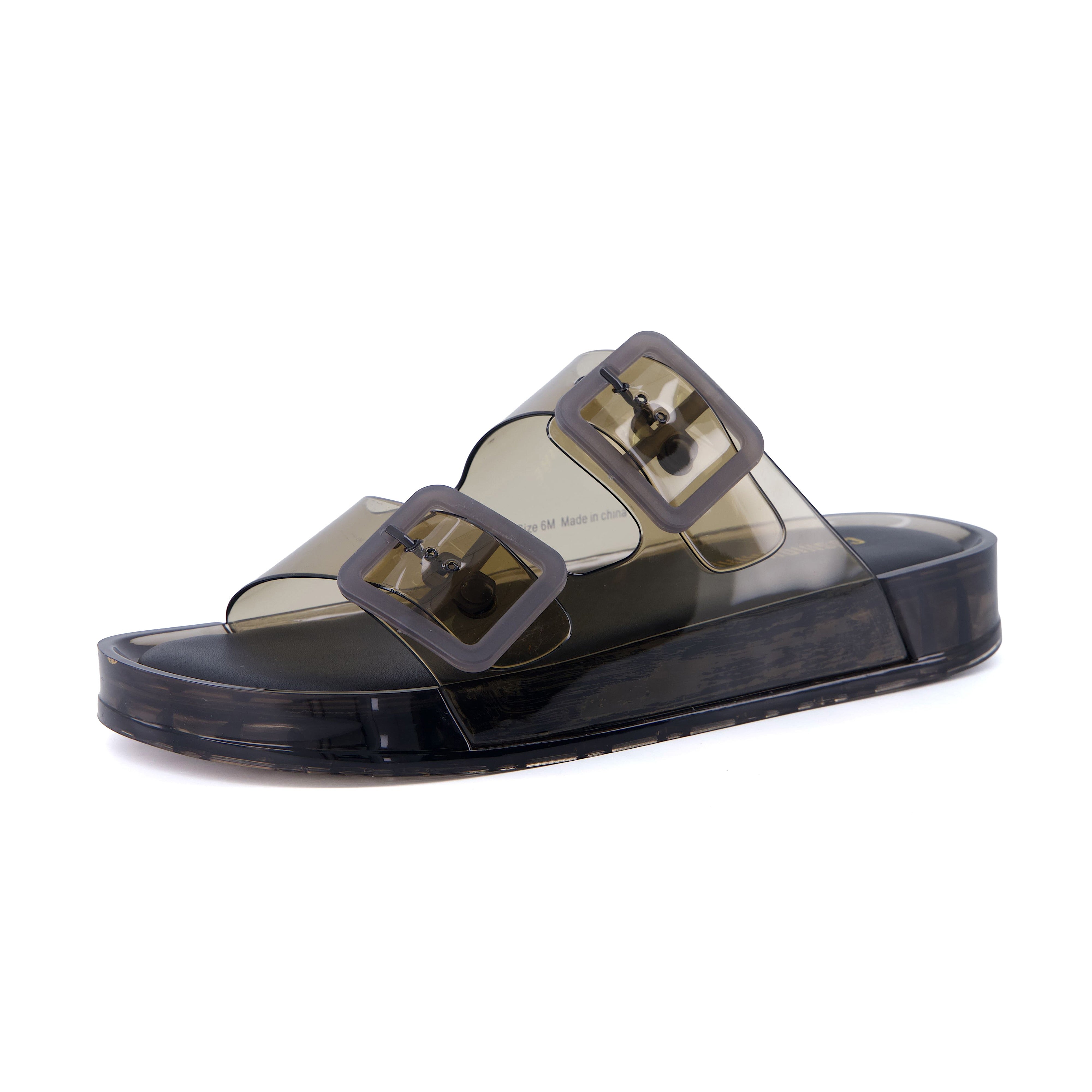 Pool Slip-On Slides Smoke Medium