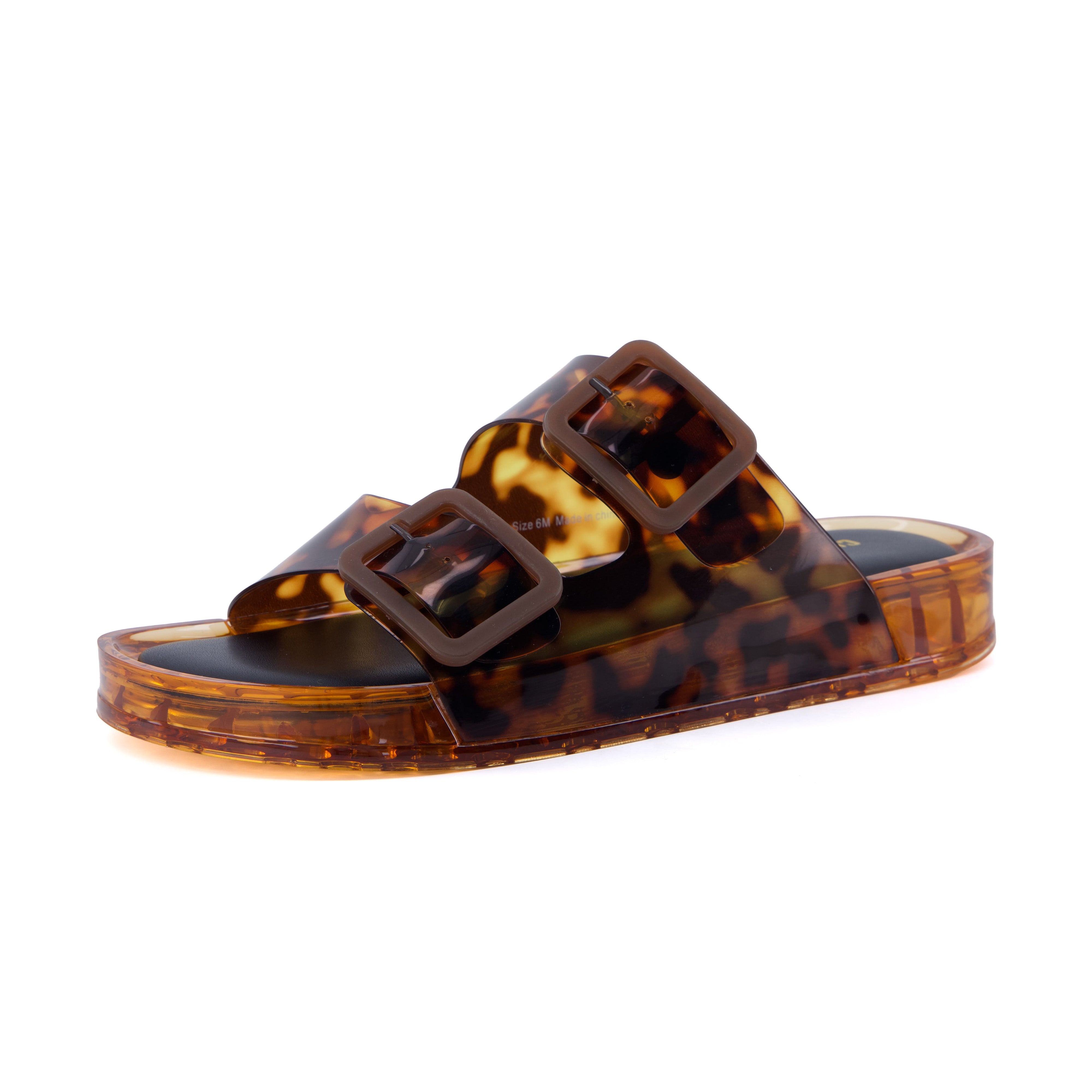 Pool Slip-On Slides Tortie Medium