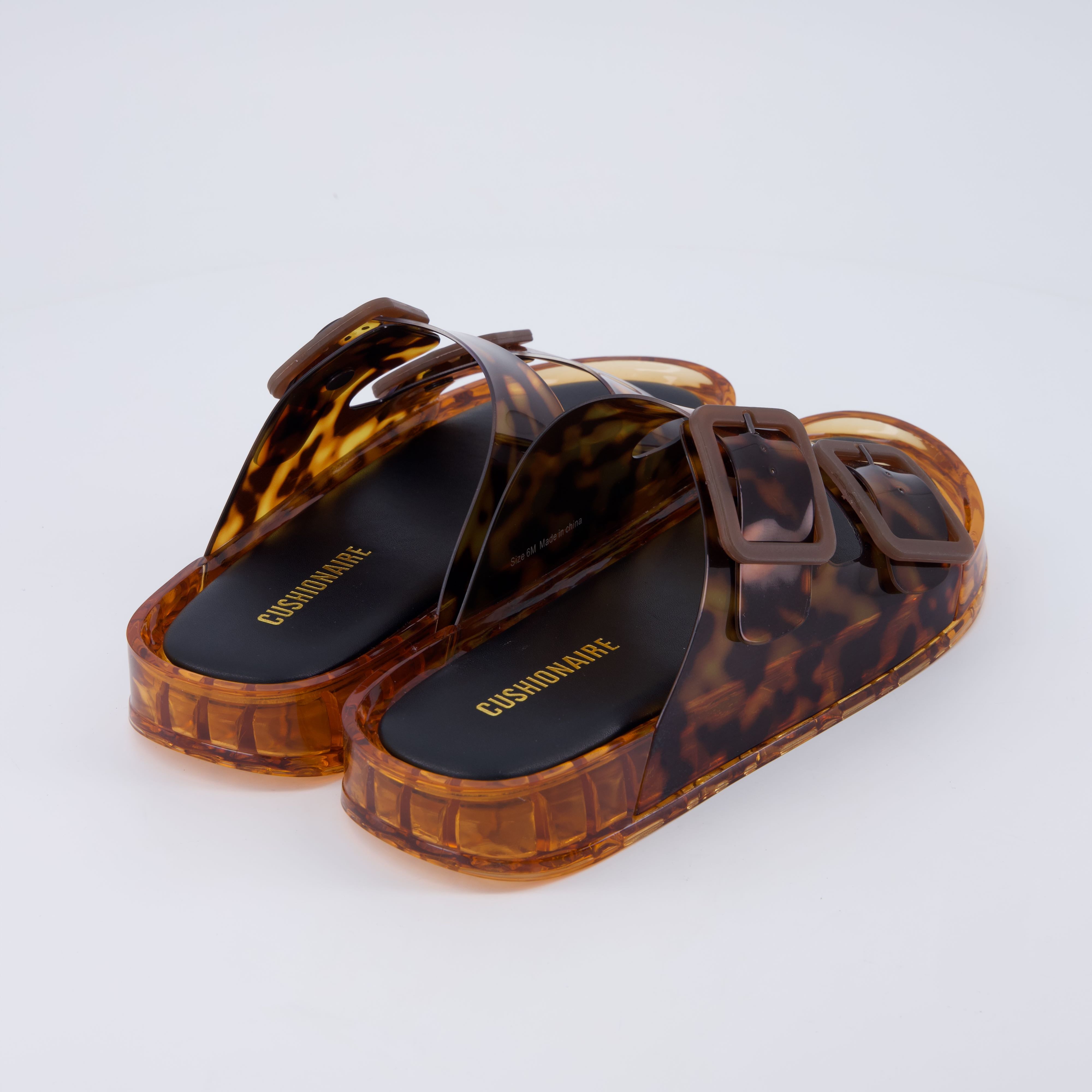 Pool Slip-On Slides Tortie Medium
