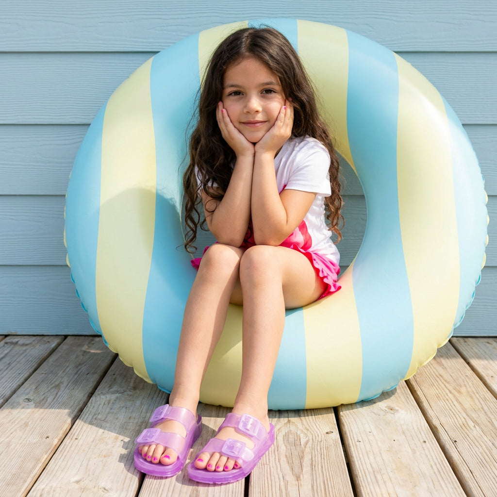 Pool-K Jelly Sandals Purple Medium
