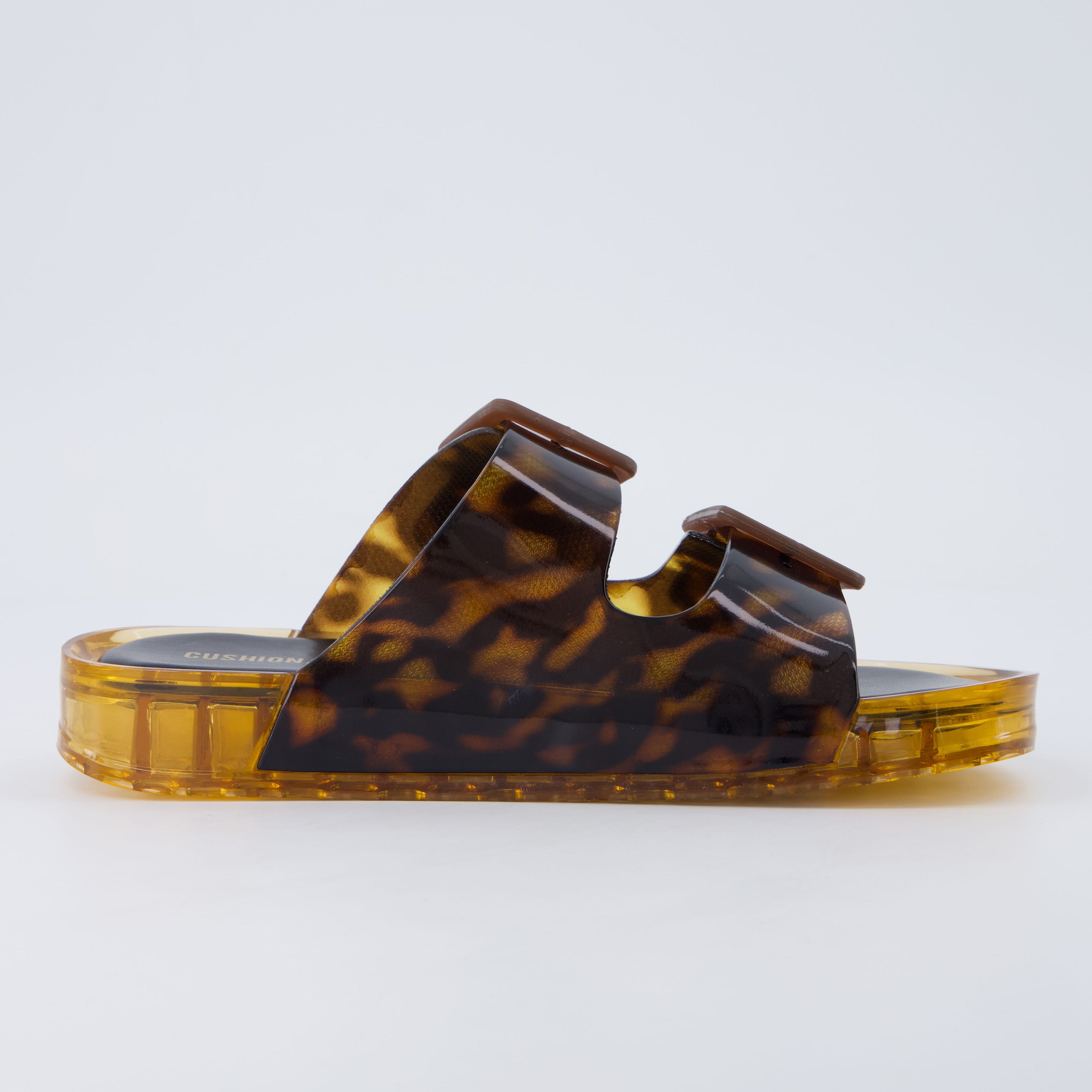 Pool-K Jelly Sandals Brown Medium