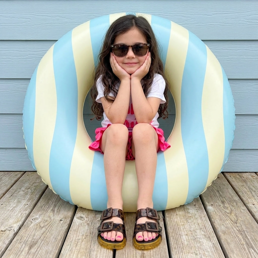 Pool-K Jelly Sandals Brown Medium