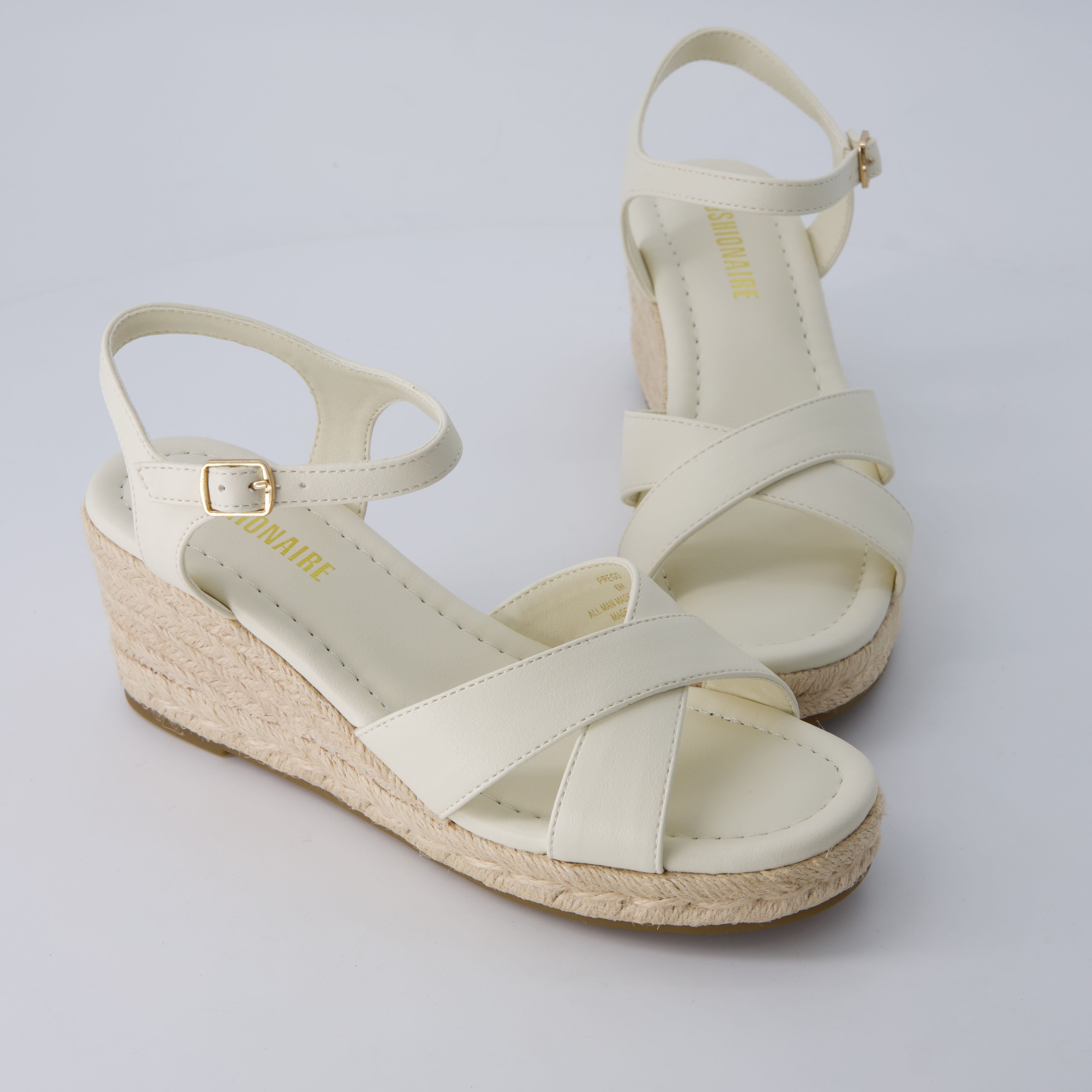 Prego Espadrille Wedge Sandals Gray Medium