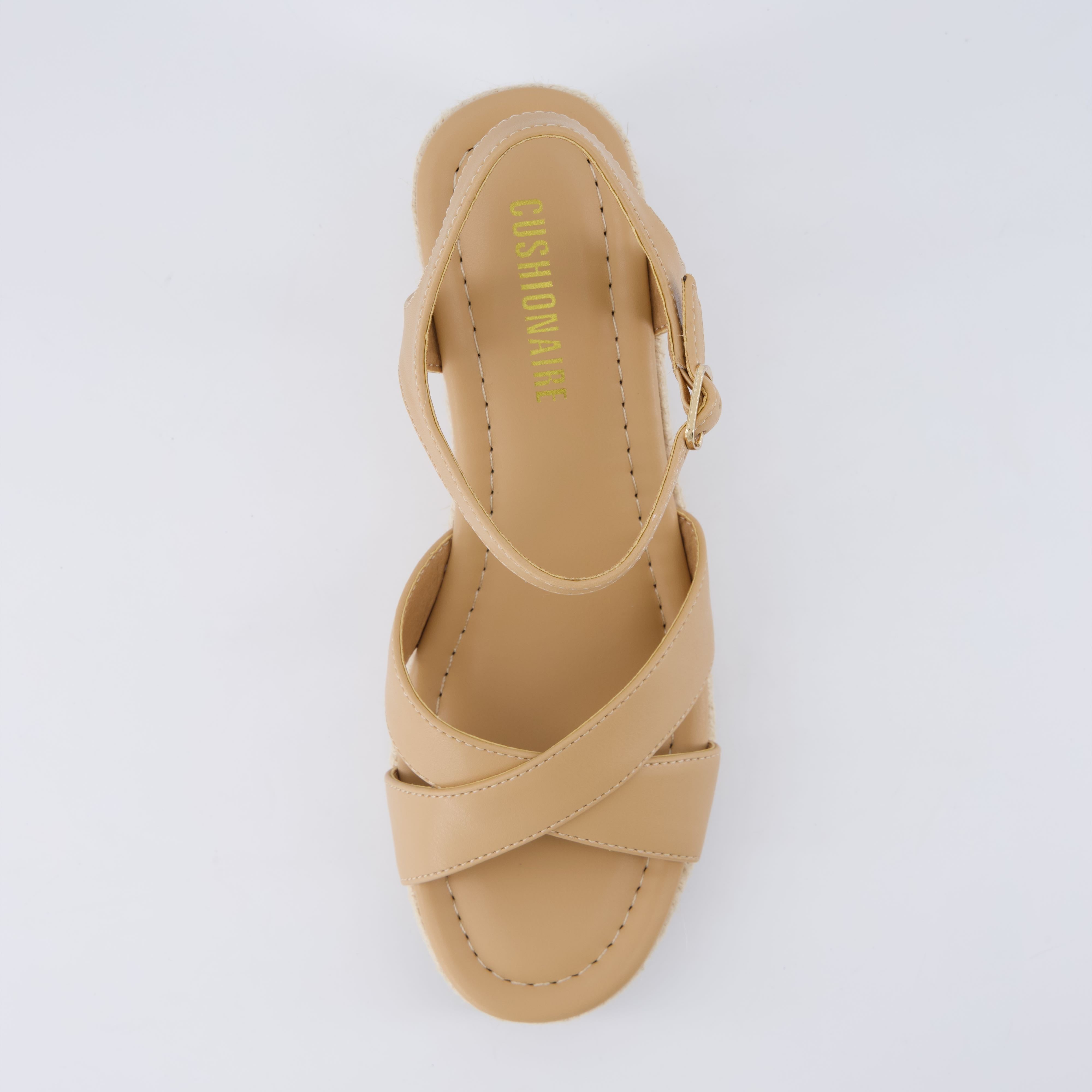 Prego Espadrille Wedge Sandals Brown Medium