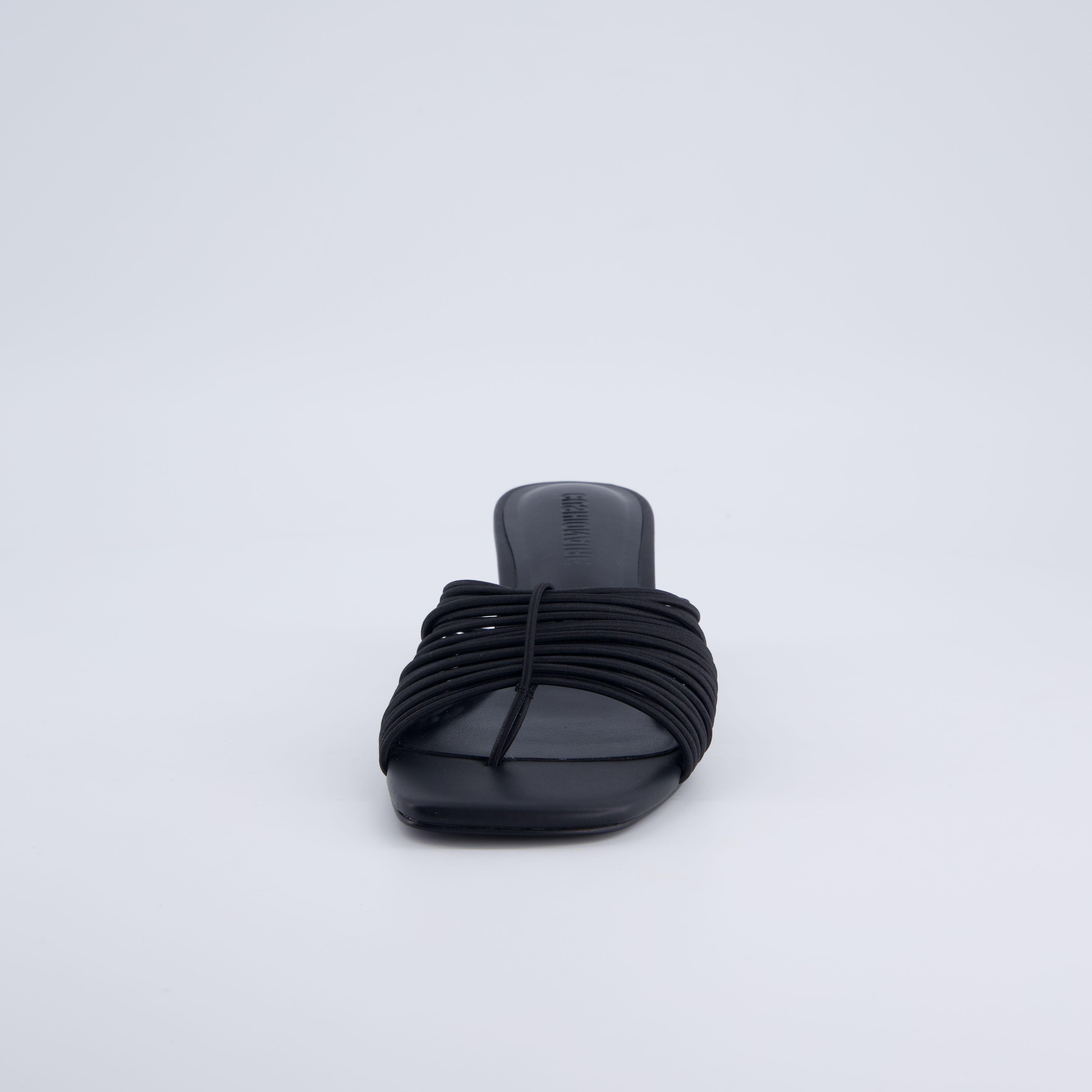 Quiz Kitten Heels Black Medium