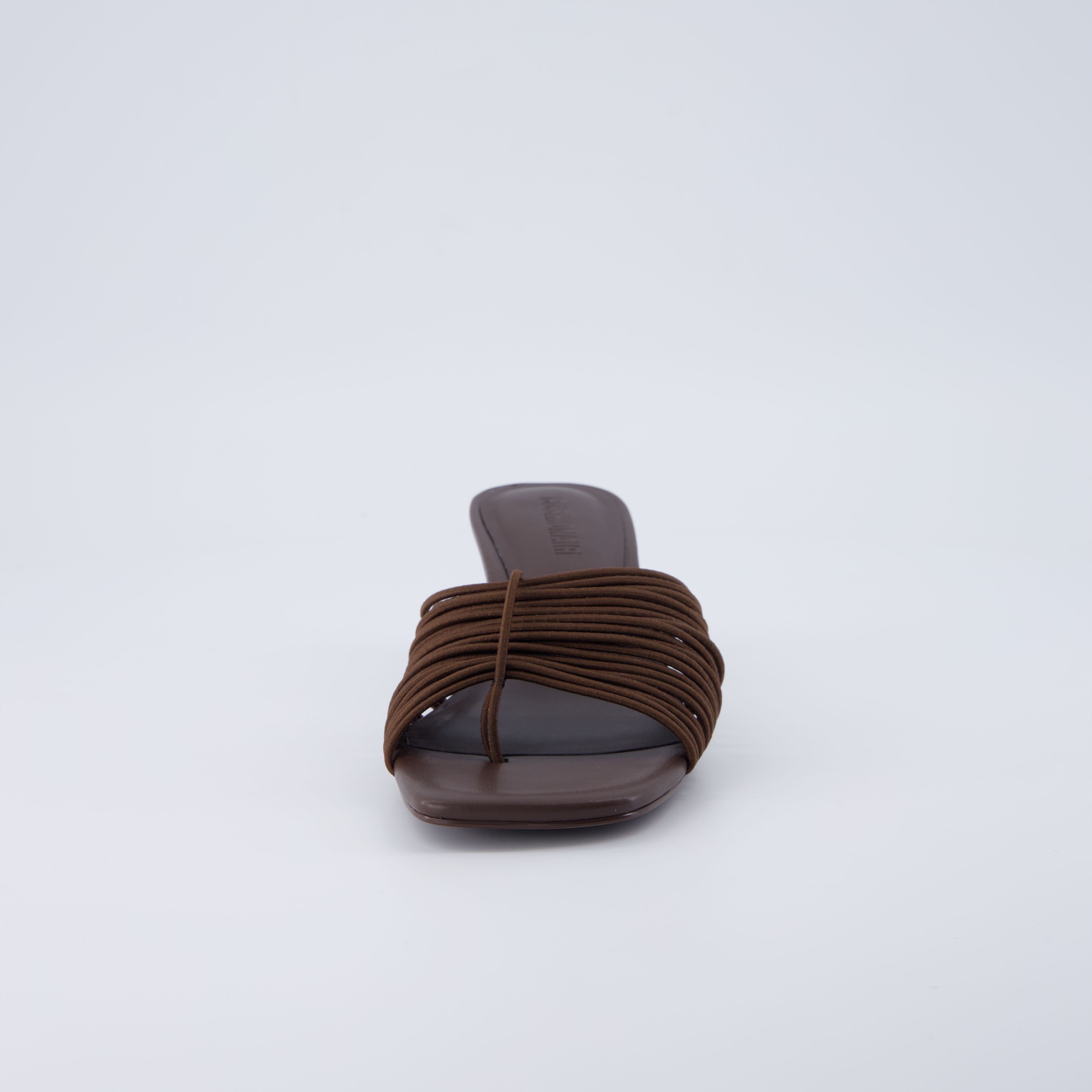 Quiz Kitten Heels Brown Medium