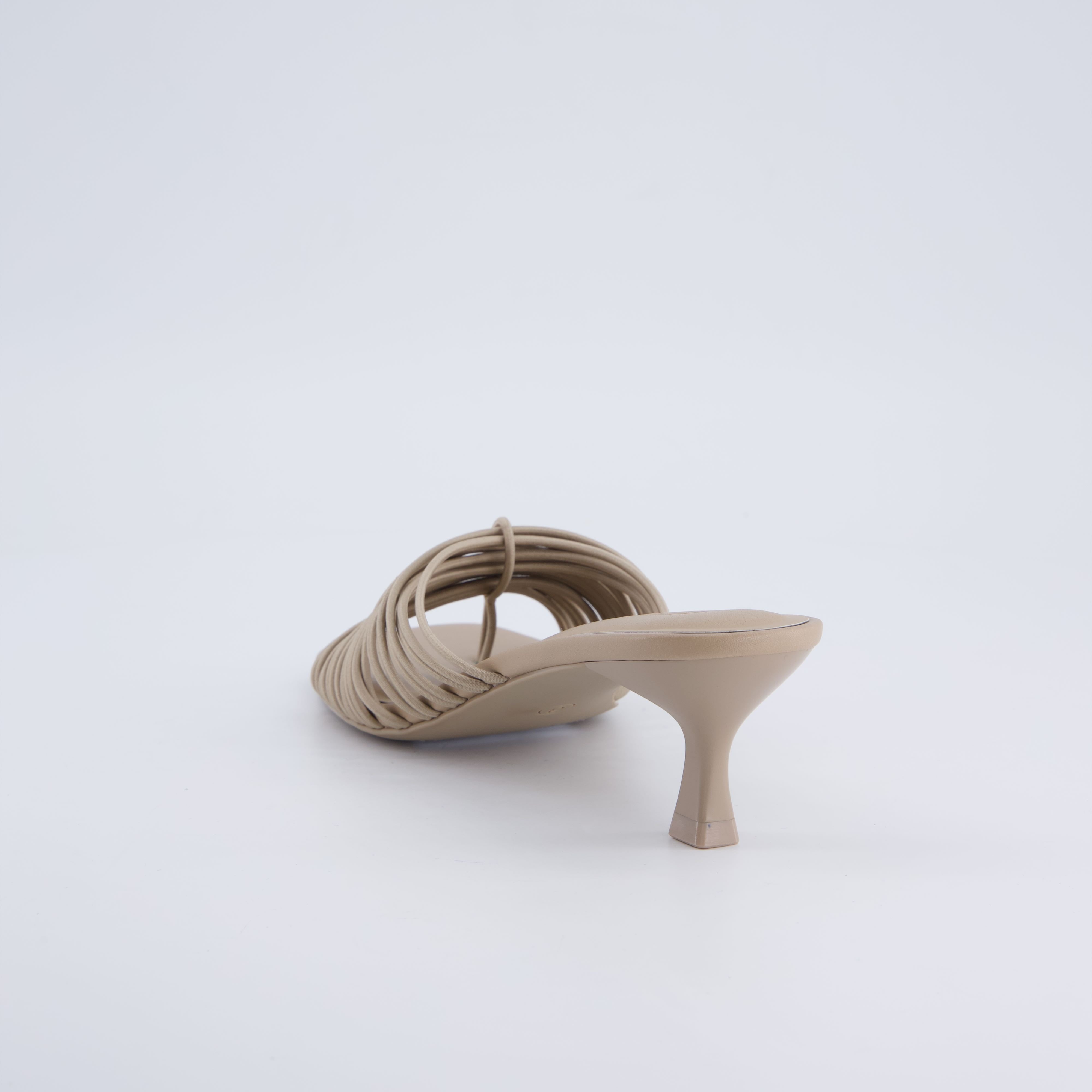 Quiz Kitten Heels Taupe Medium
