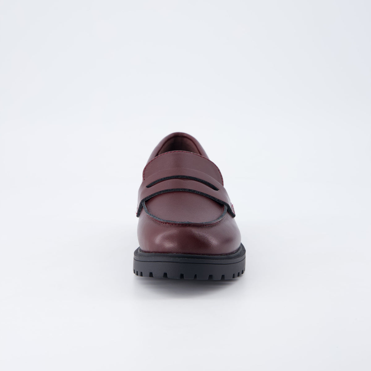 Racy Girls Penny Loafers Burgundy Medium