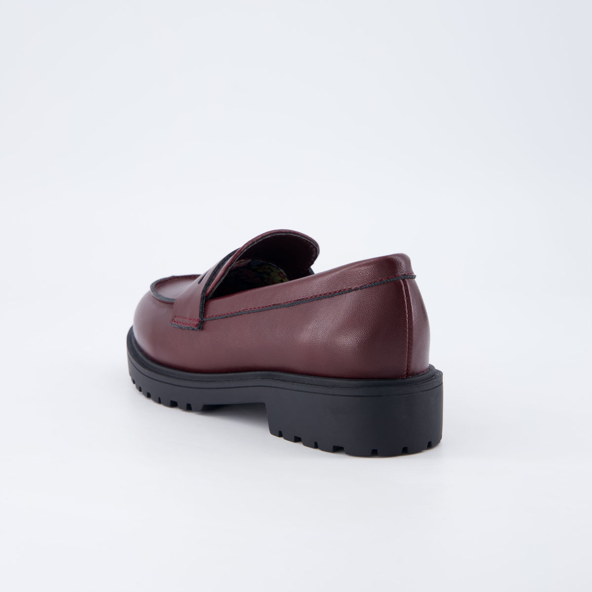 Racy Girls Penny Loafers Burgundy Medium