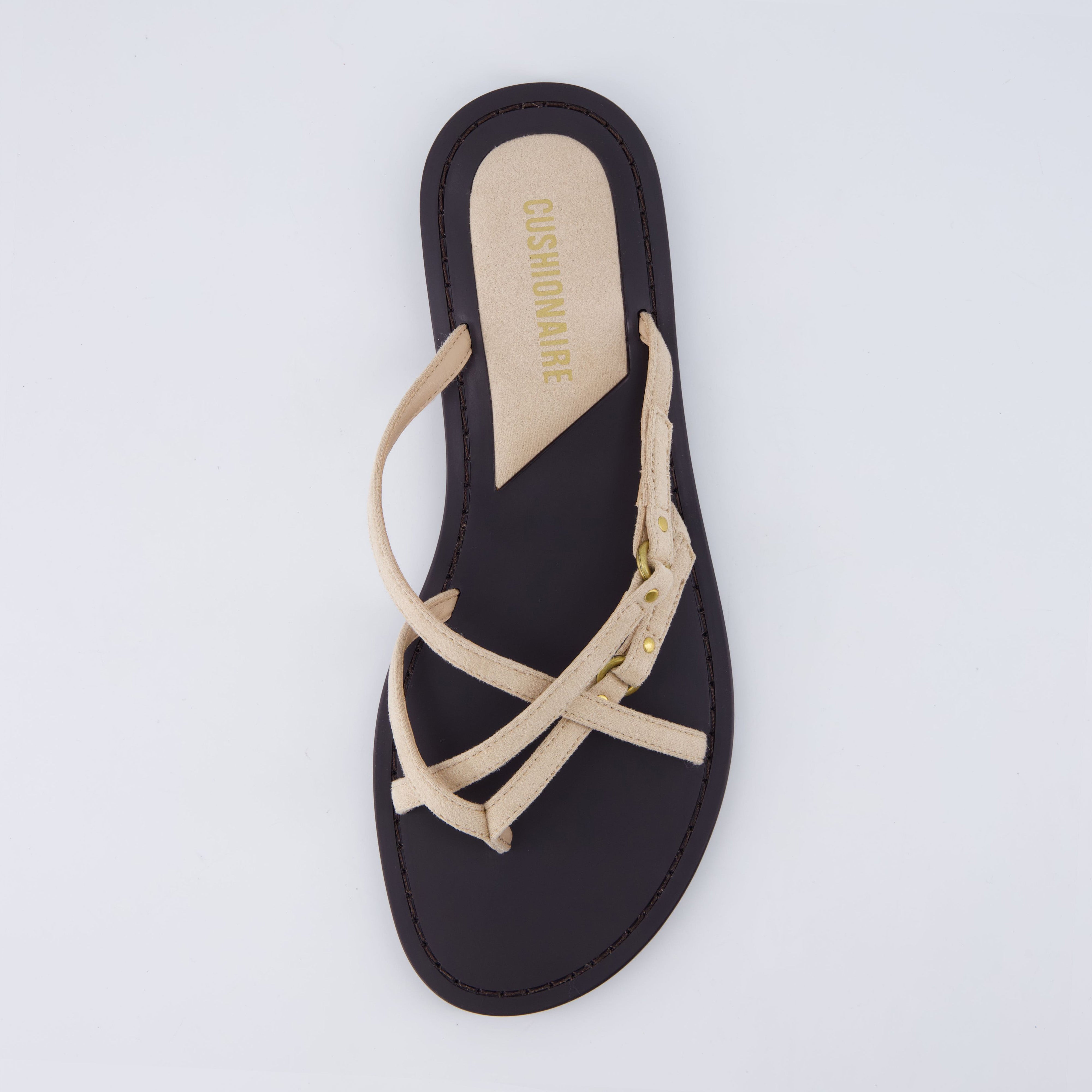 Raz Thong Strappy Sandals Sand Medium