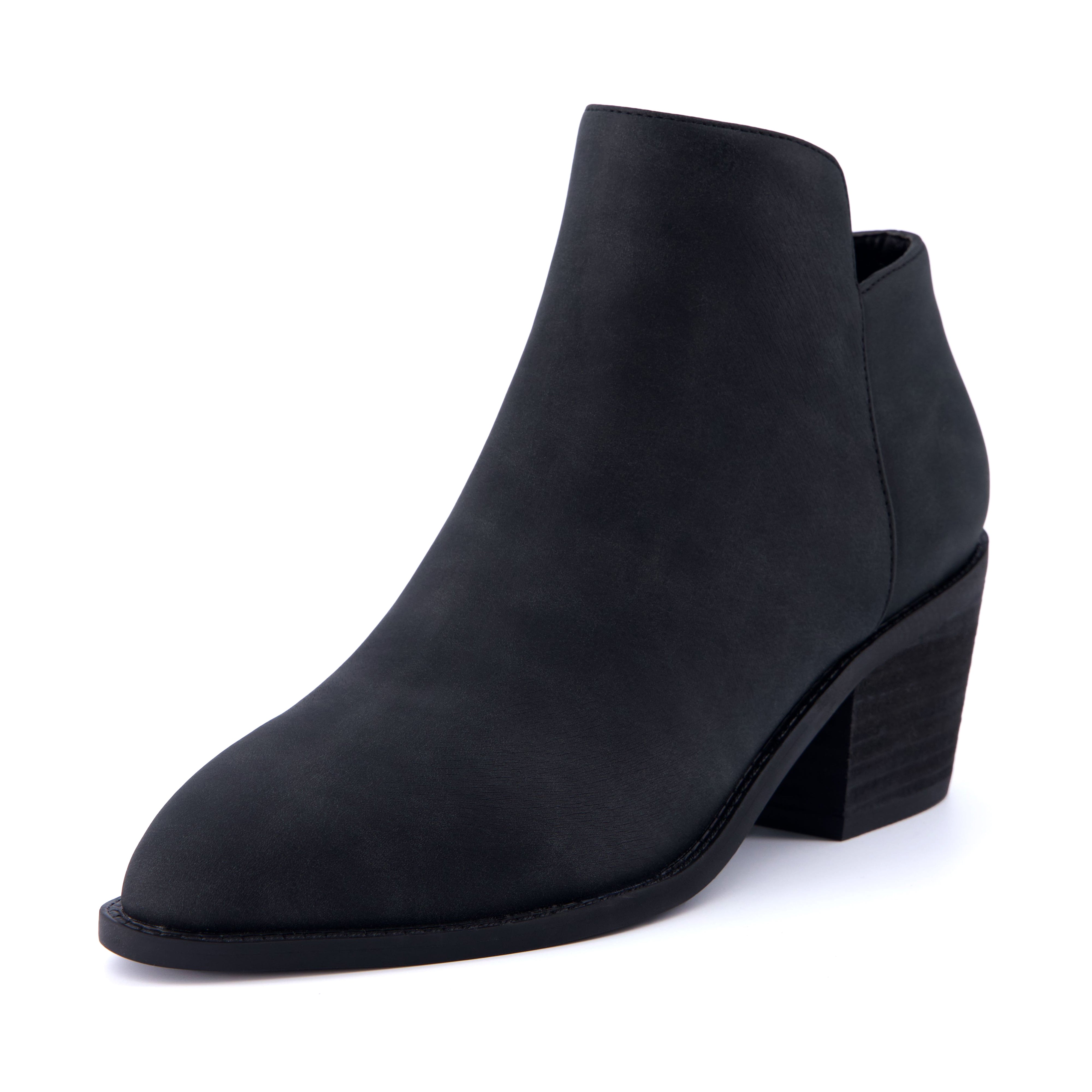 Rip Ankle Bootie Black