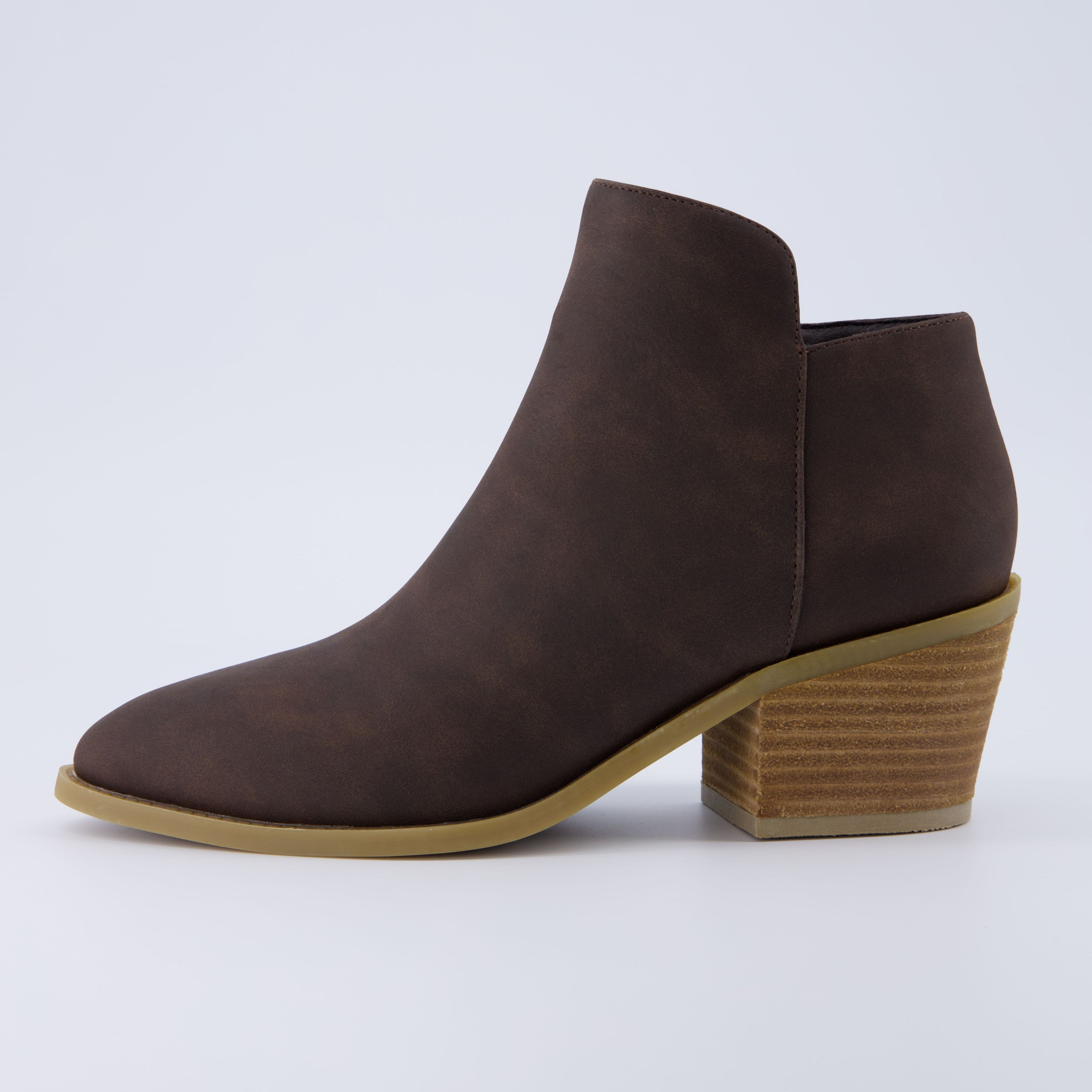 Rip Ankle Bootie Brown