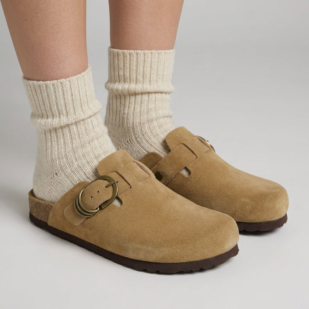 Ruben Leather Womens Clogs