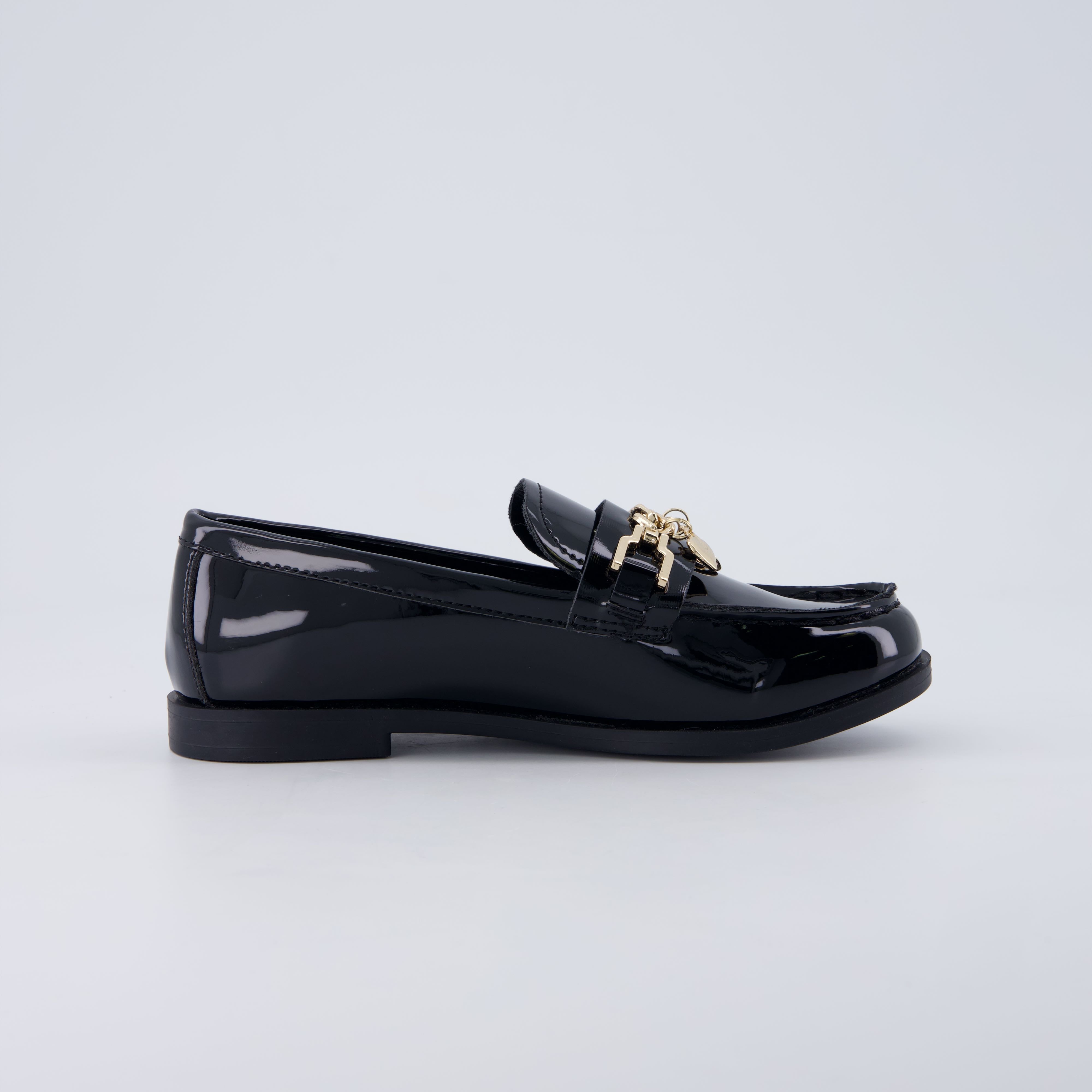 Rye Kids Penny Loafers Black Patent Medium