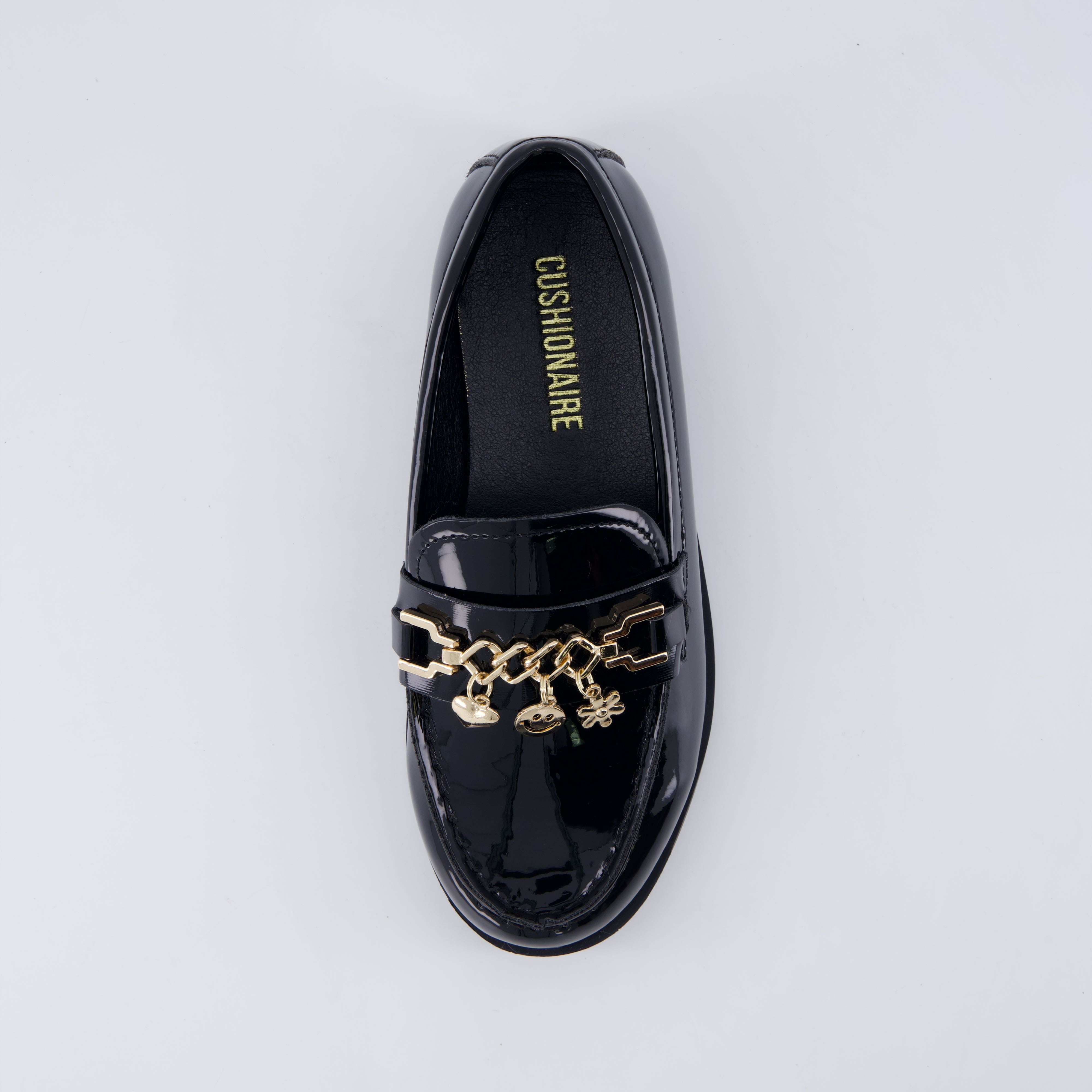 Rye Kids Penny Loafers Black Patent Medium