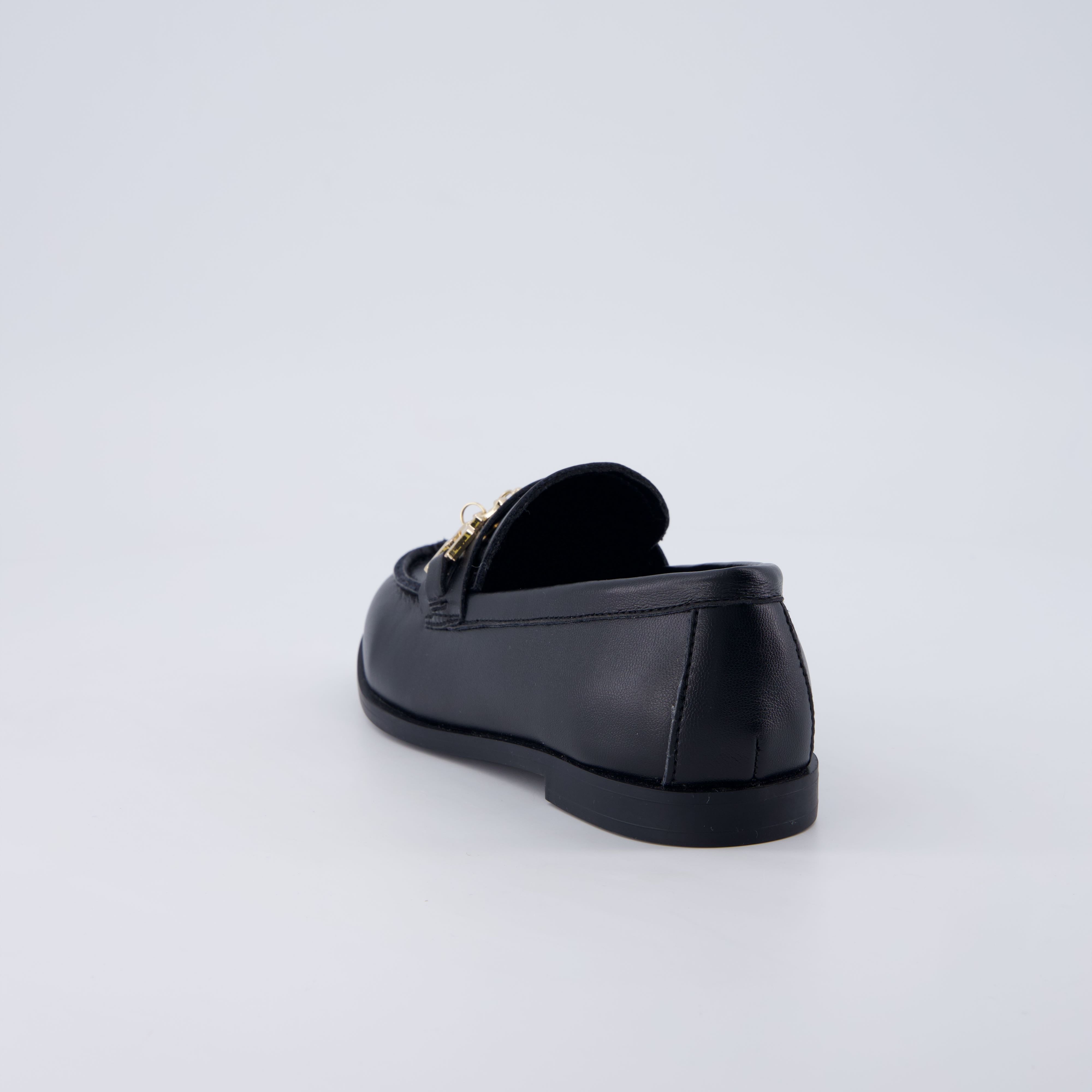 Rye Kids Penny Loafers Black Smooth Medium