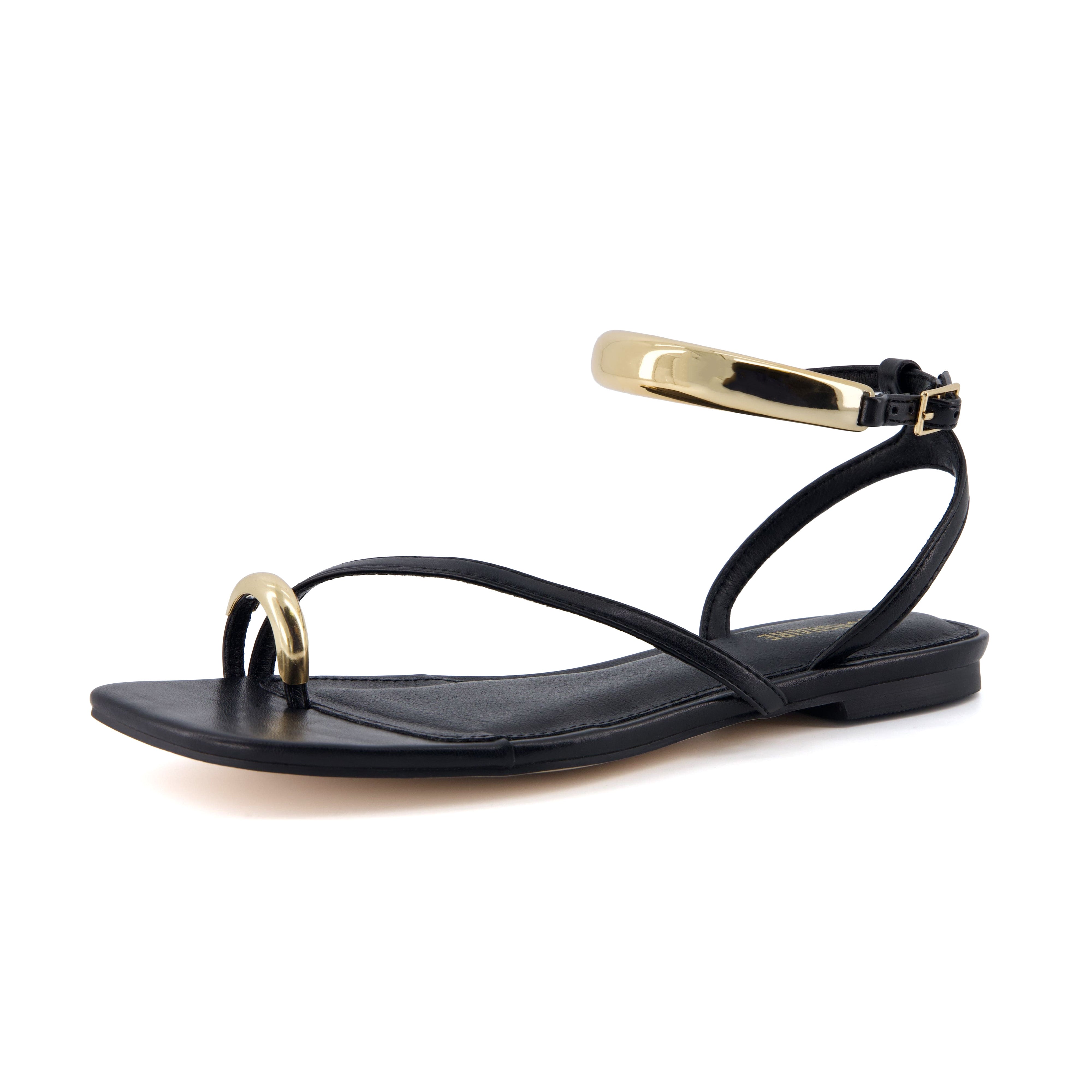 Secret Flat Sandals BLACK