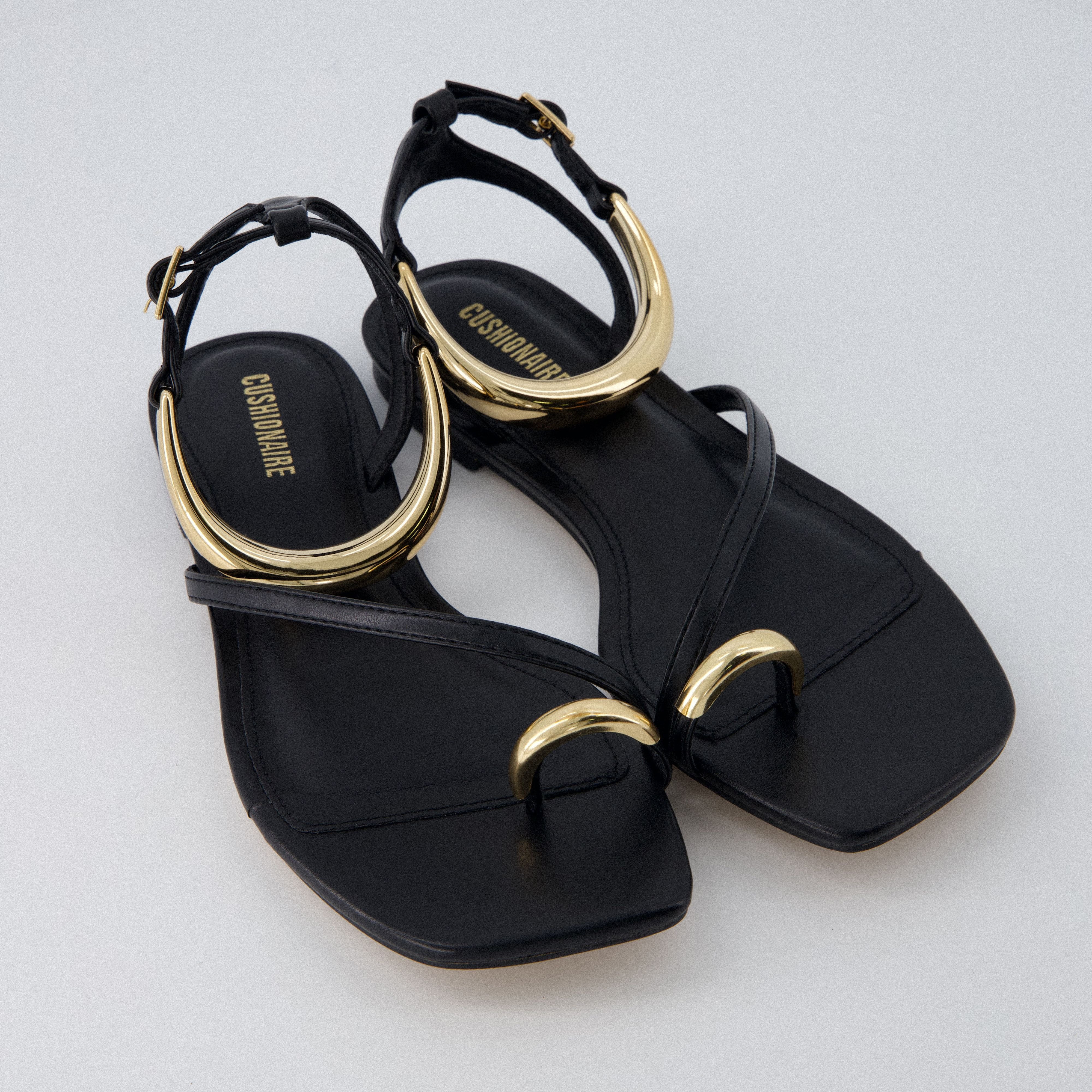 Secret Flat Sandals BLACK