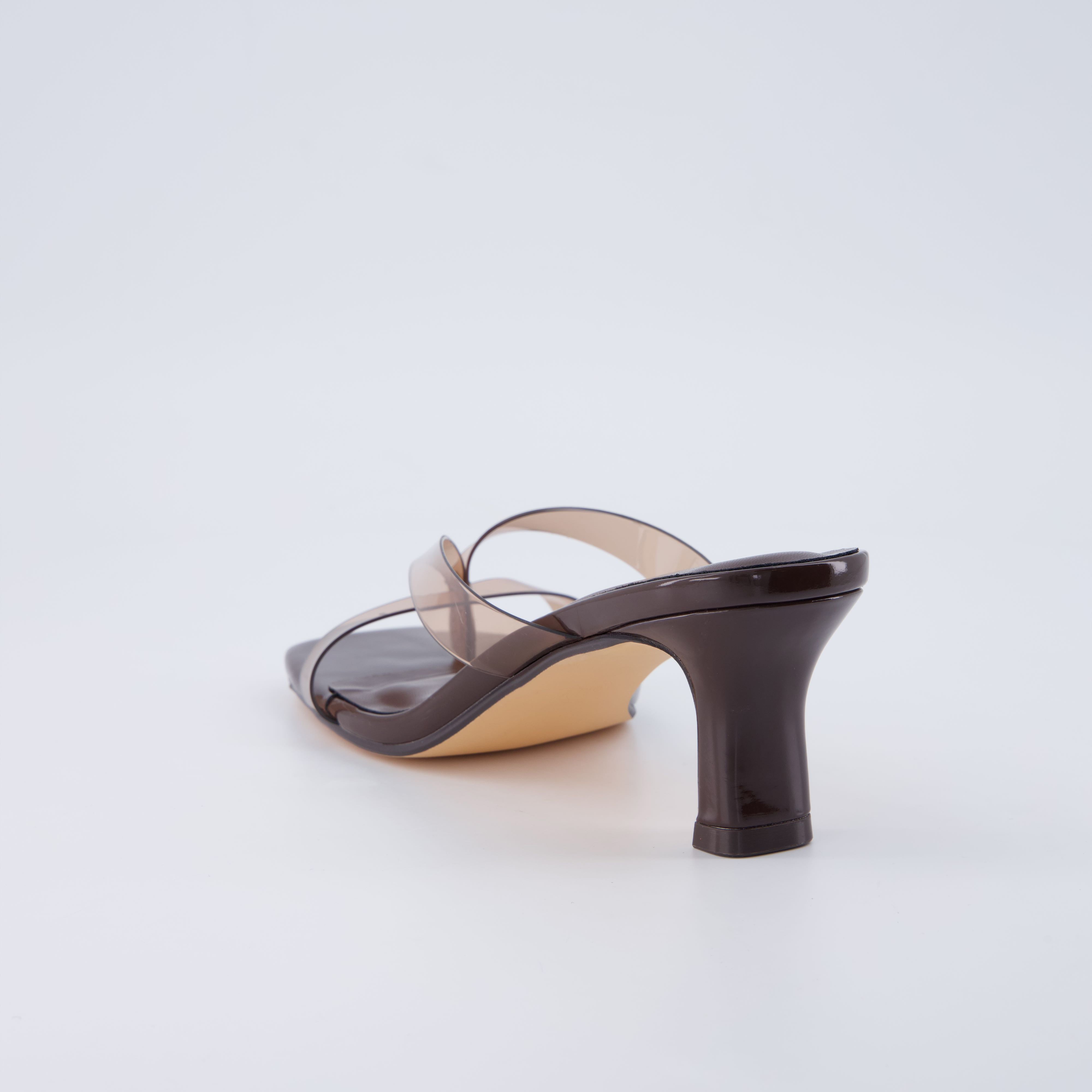 Shana Jelly Strap Heels Cafe Medium