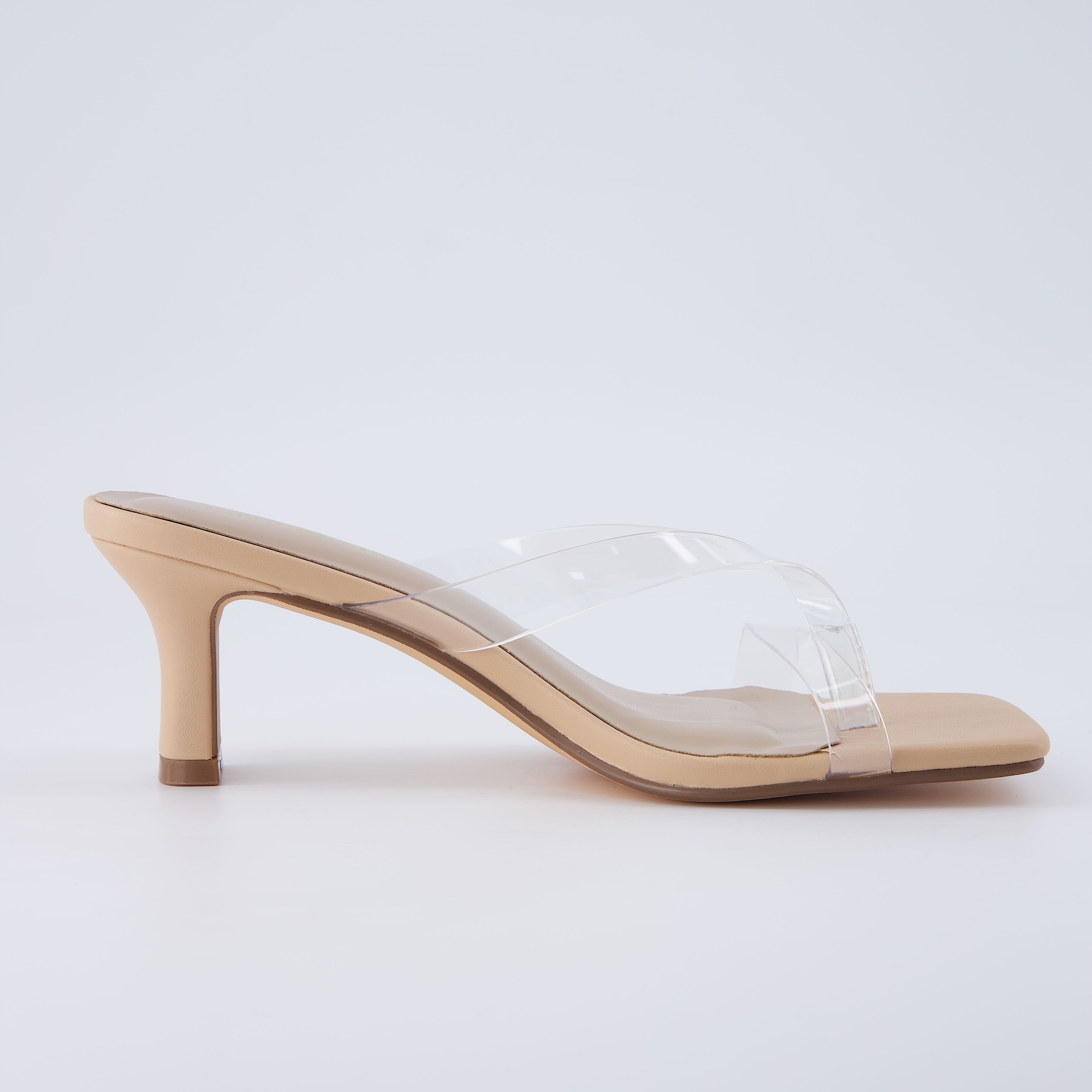 Shana Jelly Strap Heels Clear Medium