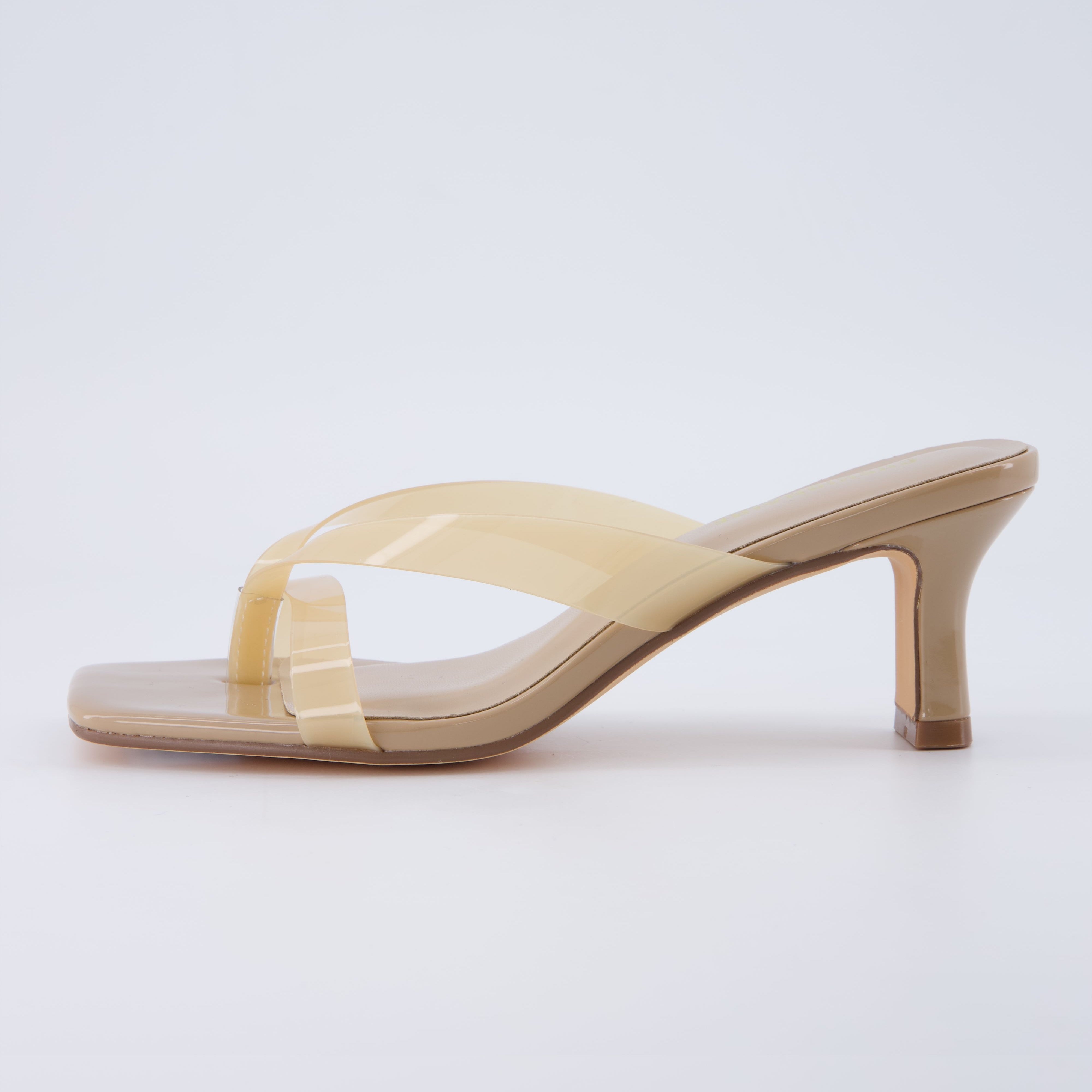 Shana Jelly Strap Heels Nude Medium