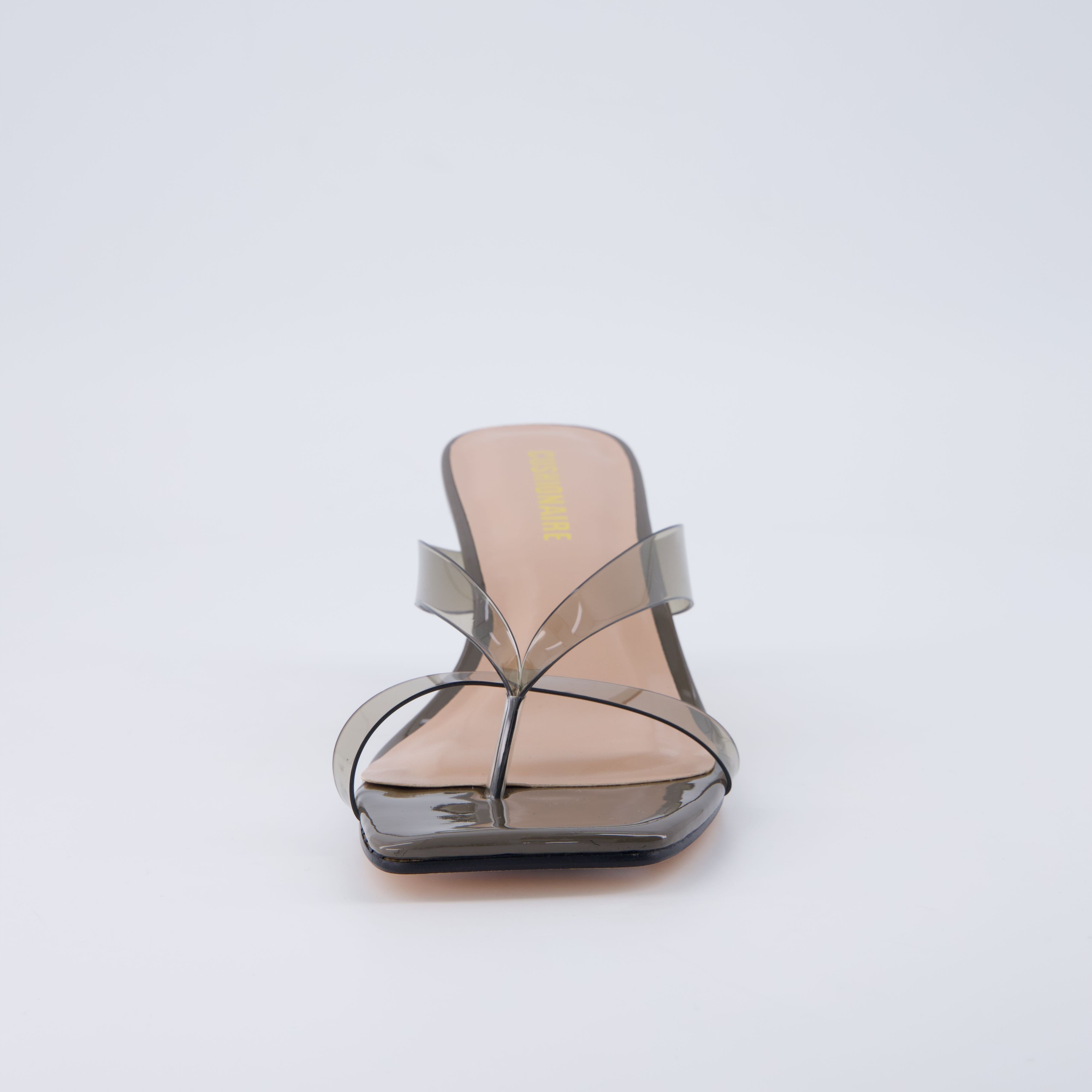 Shana Jelly Strap Heels Smoke Medium