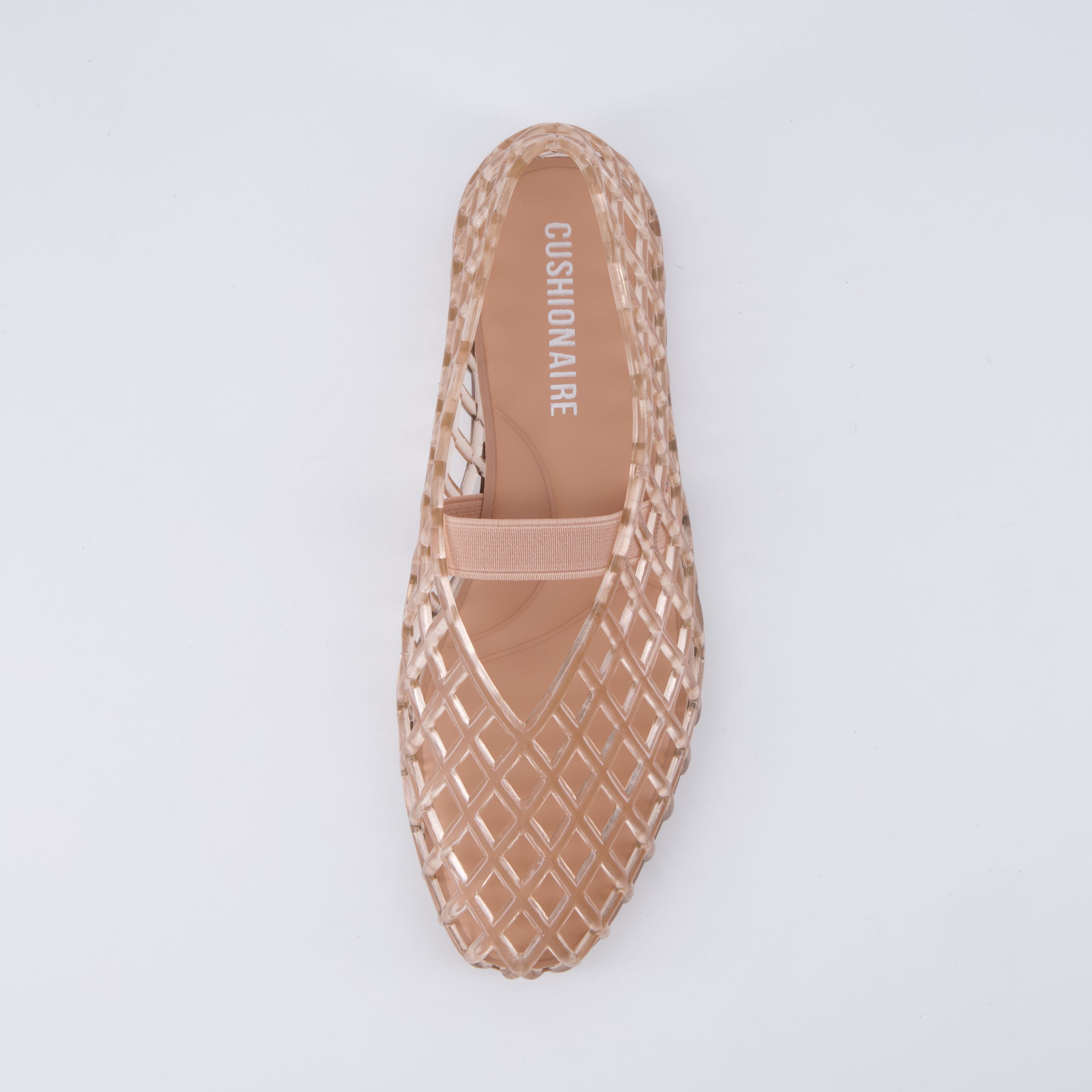 Siesta Girls Jelly Ballet Flats Mocha Medium