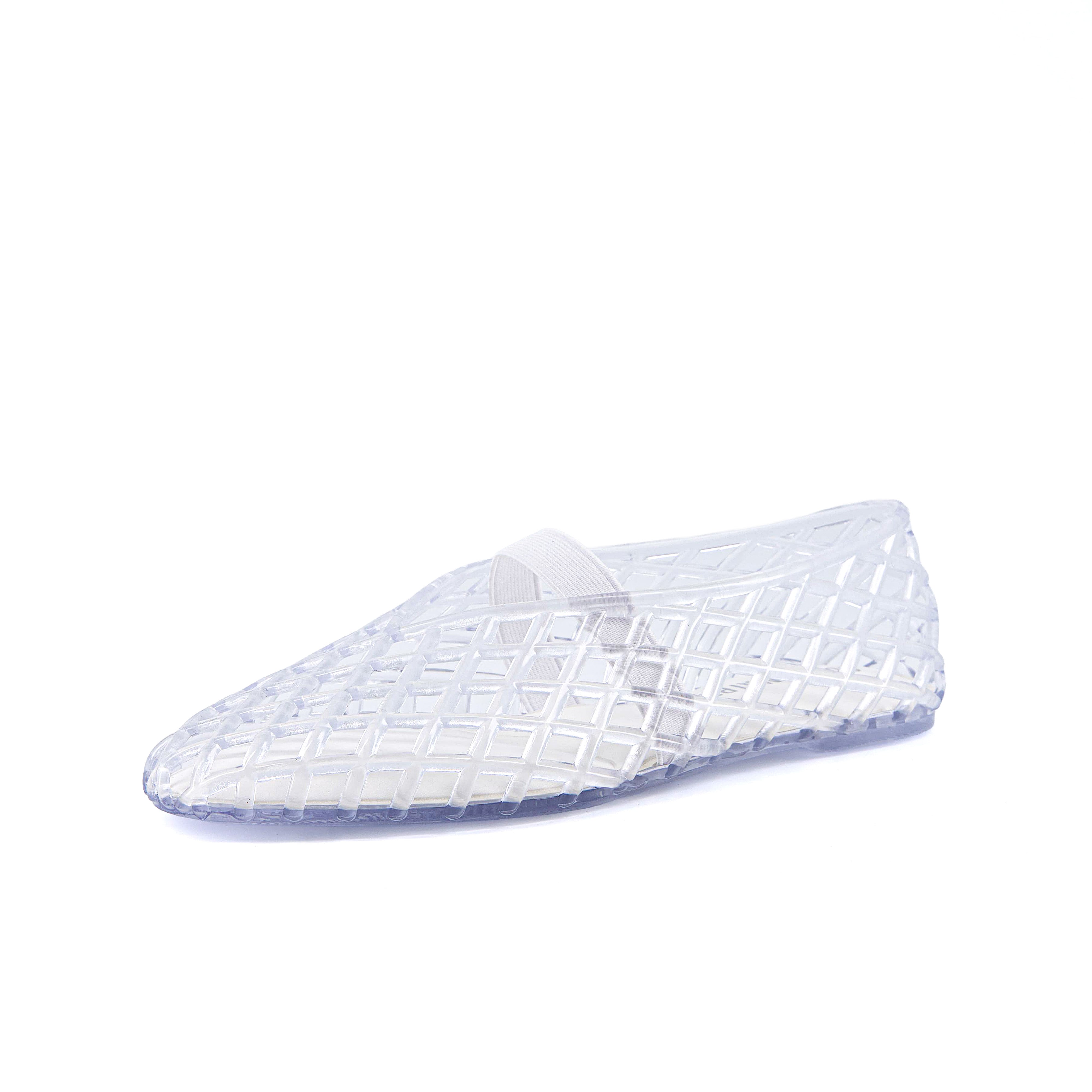 Siesta Girls Jelly Ballet Flats Sparkle Medium