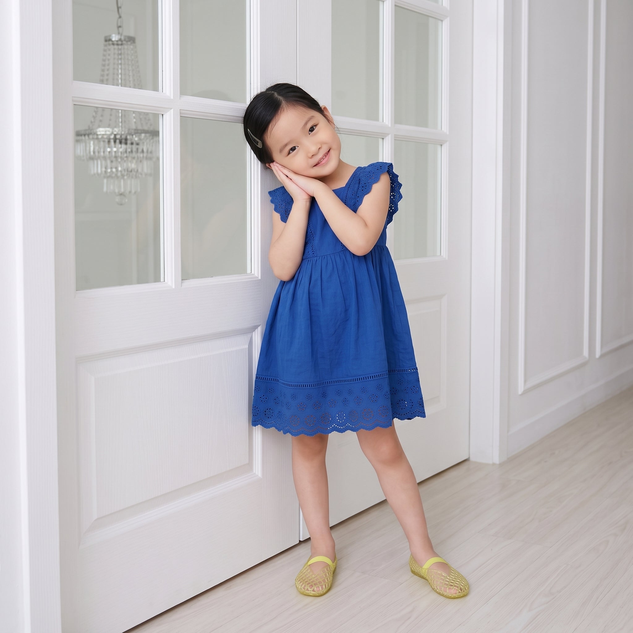 Siesta Girls Jelly Ballet Flats Yellow Medium