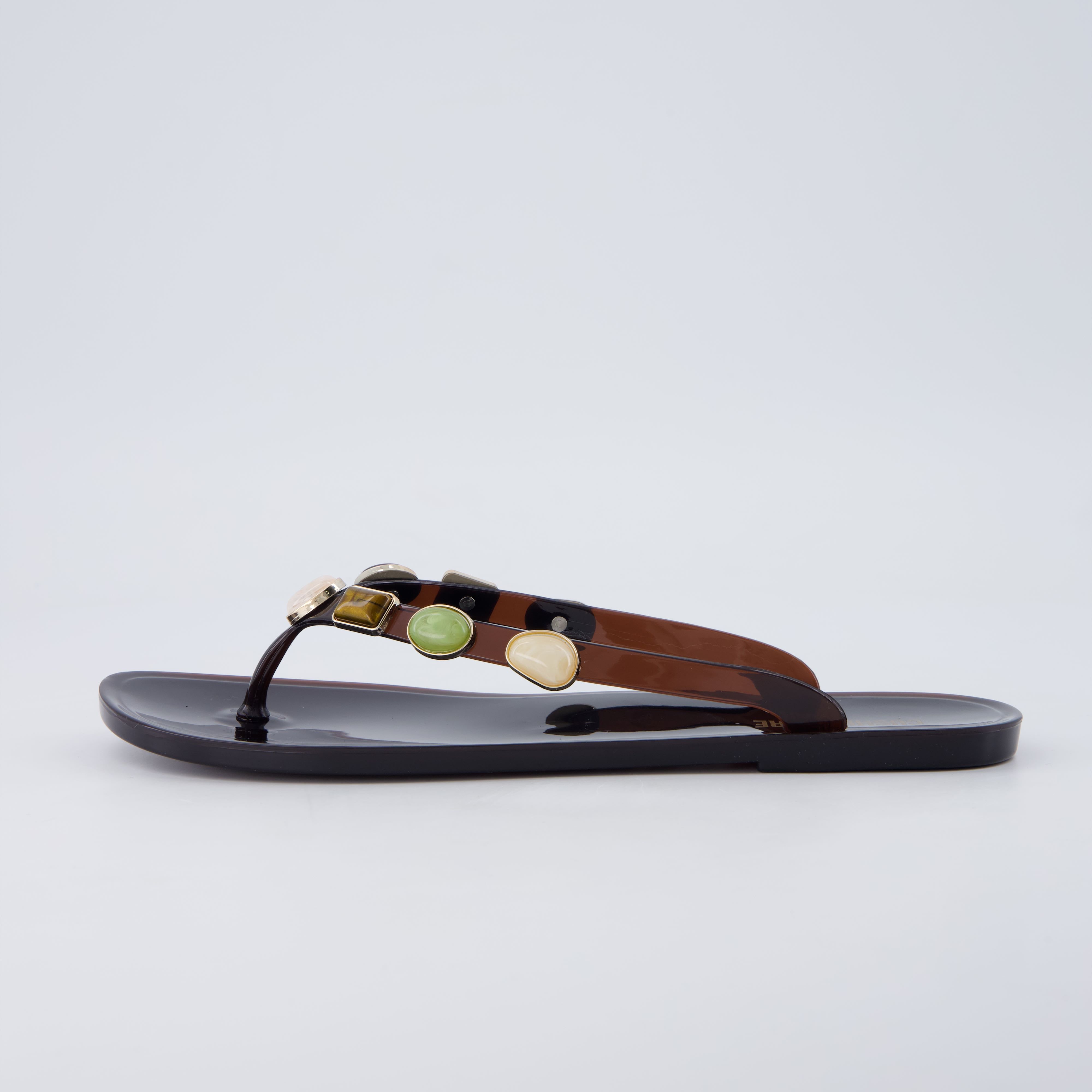 Soley Jelly Flip Flops
