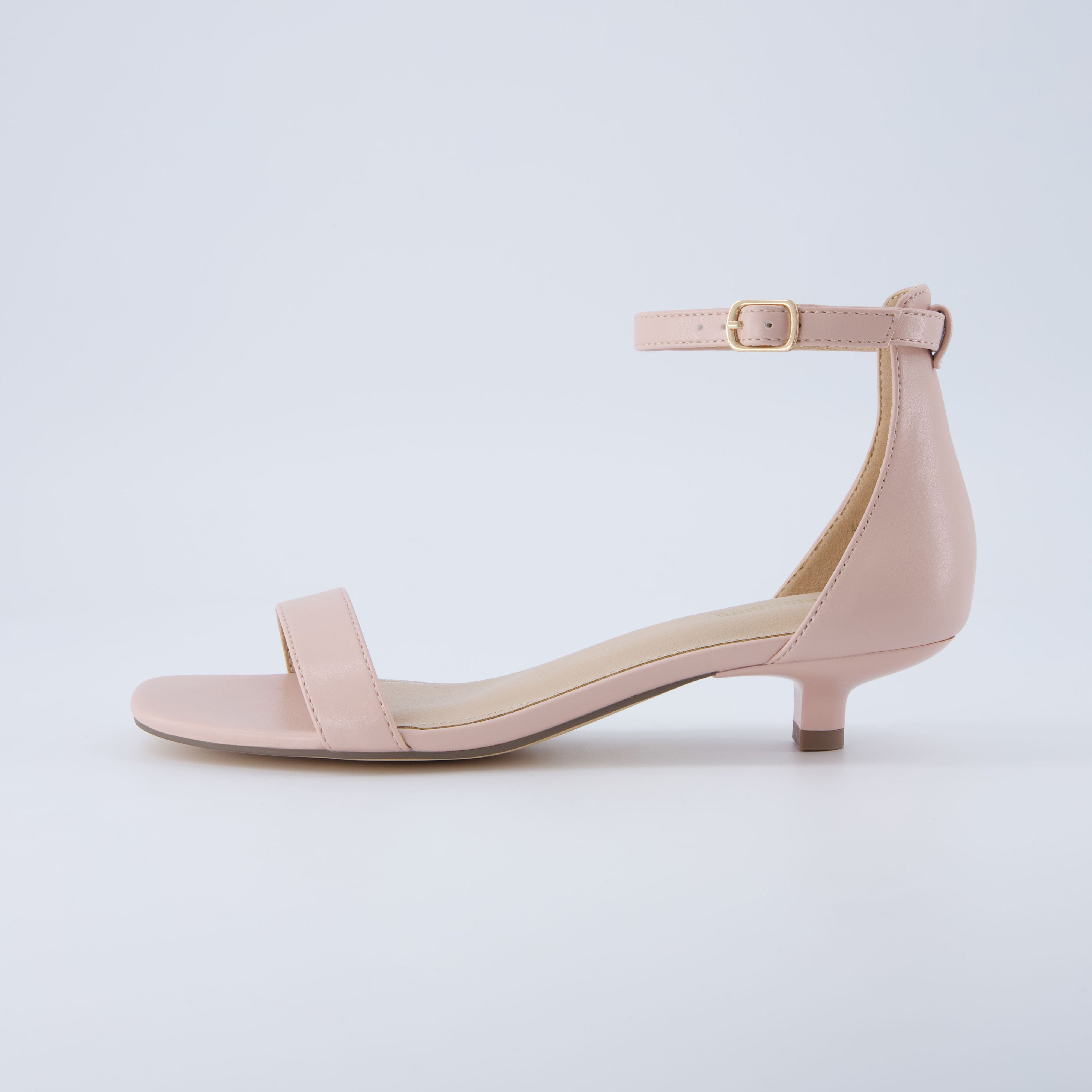Solo Kitten Heel Sandal Blush