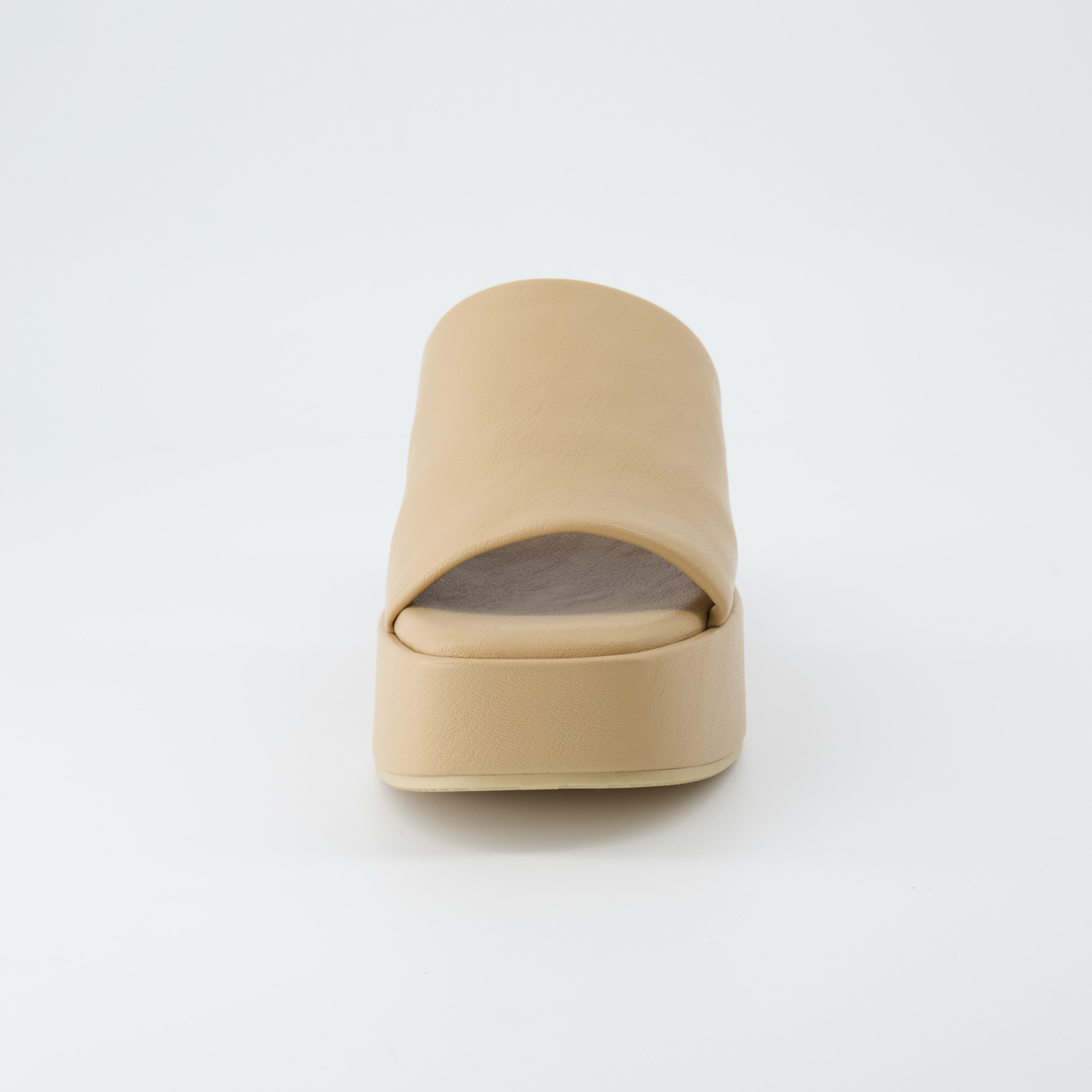 Spin One-Band Platform Sandal Tan