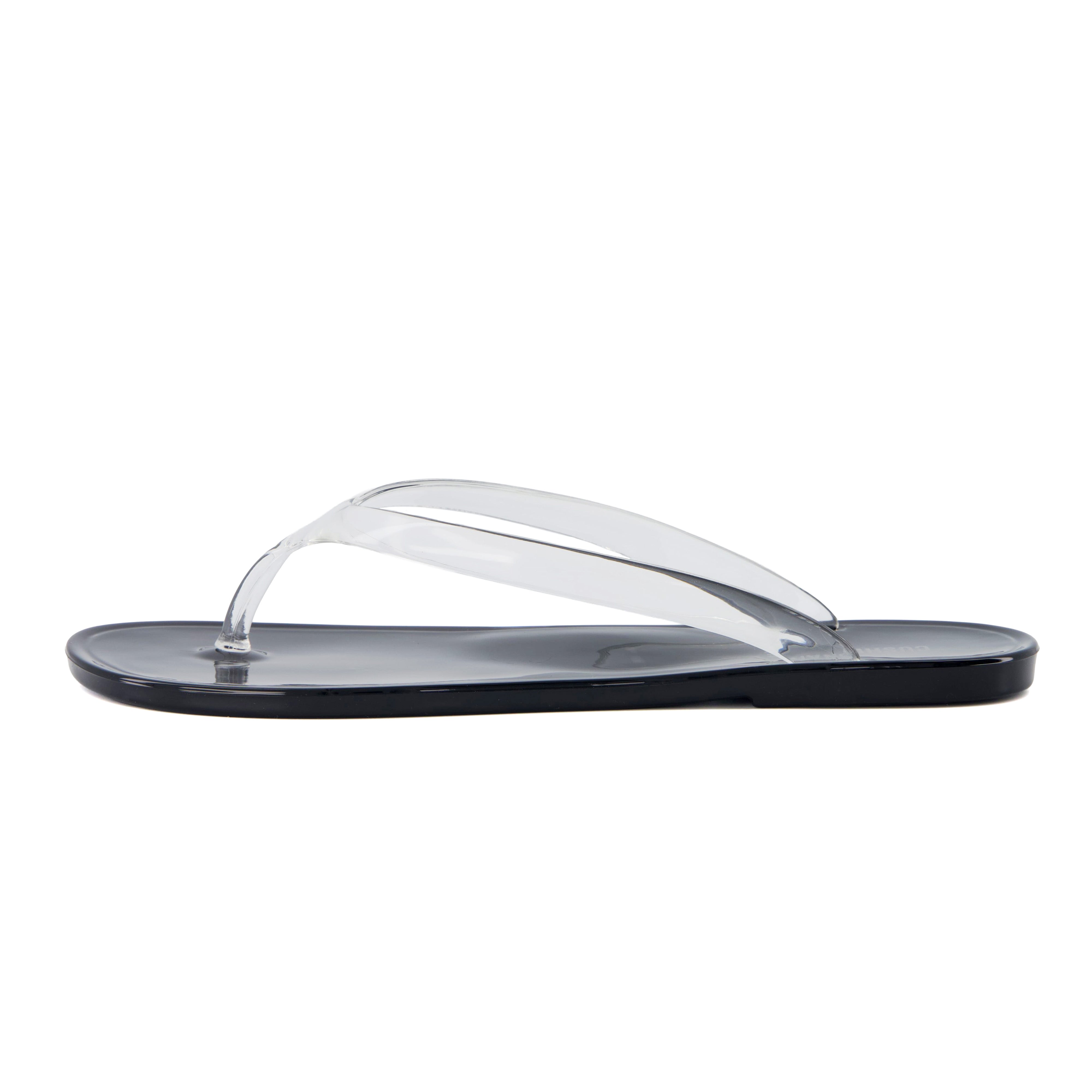 Splash Jelly Flip Flops Black Medium