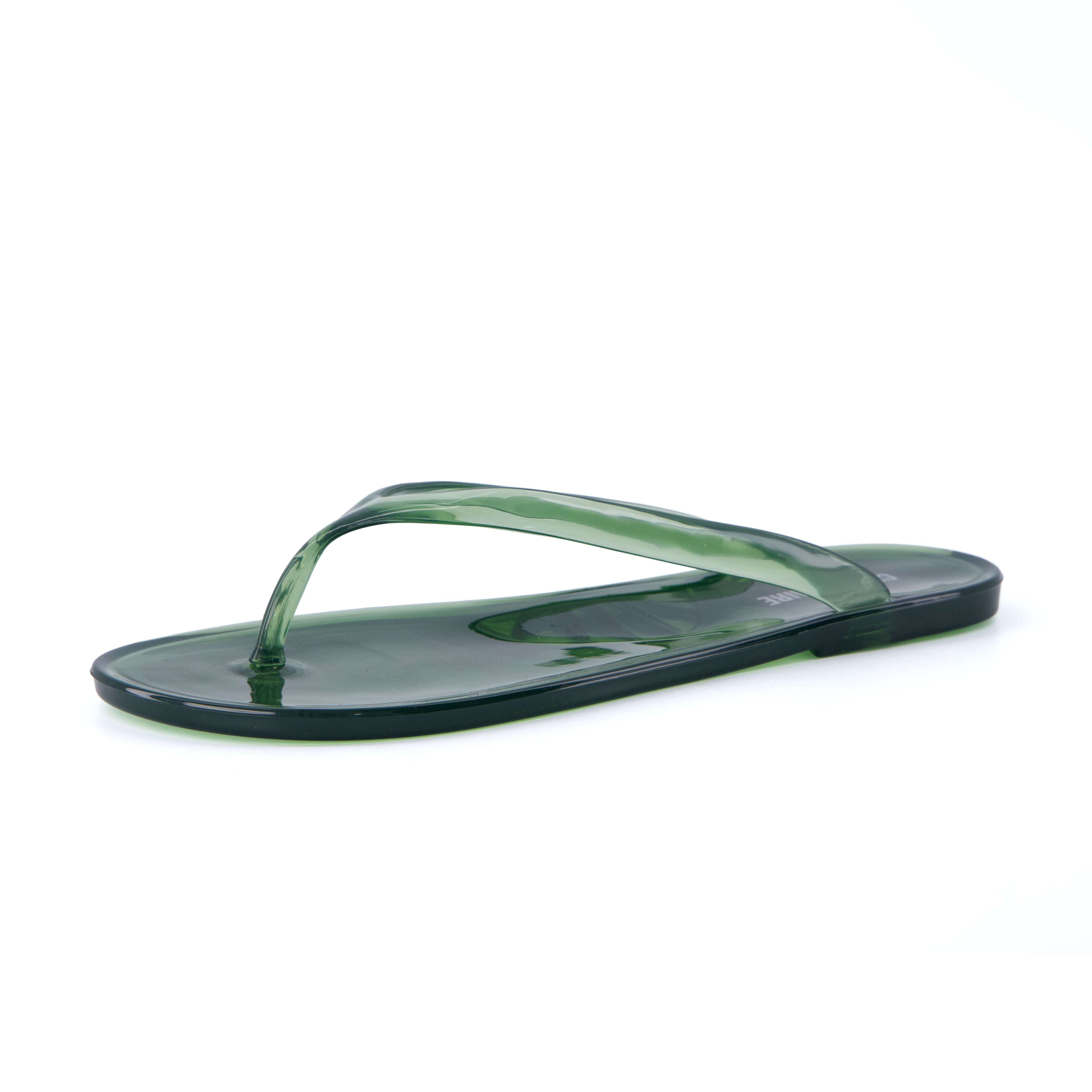 Splash Jelly Flip Flops Green Medium