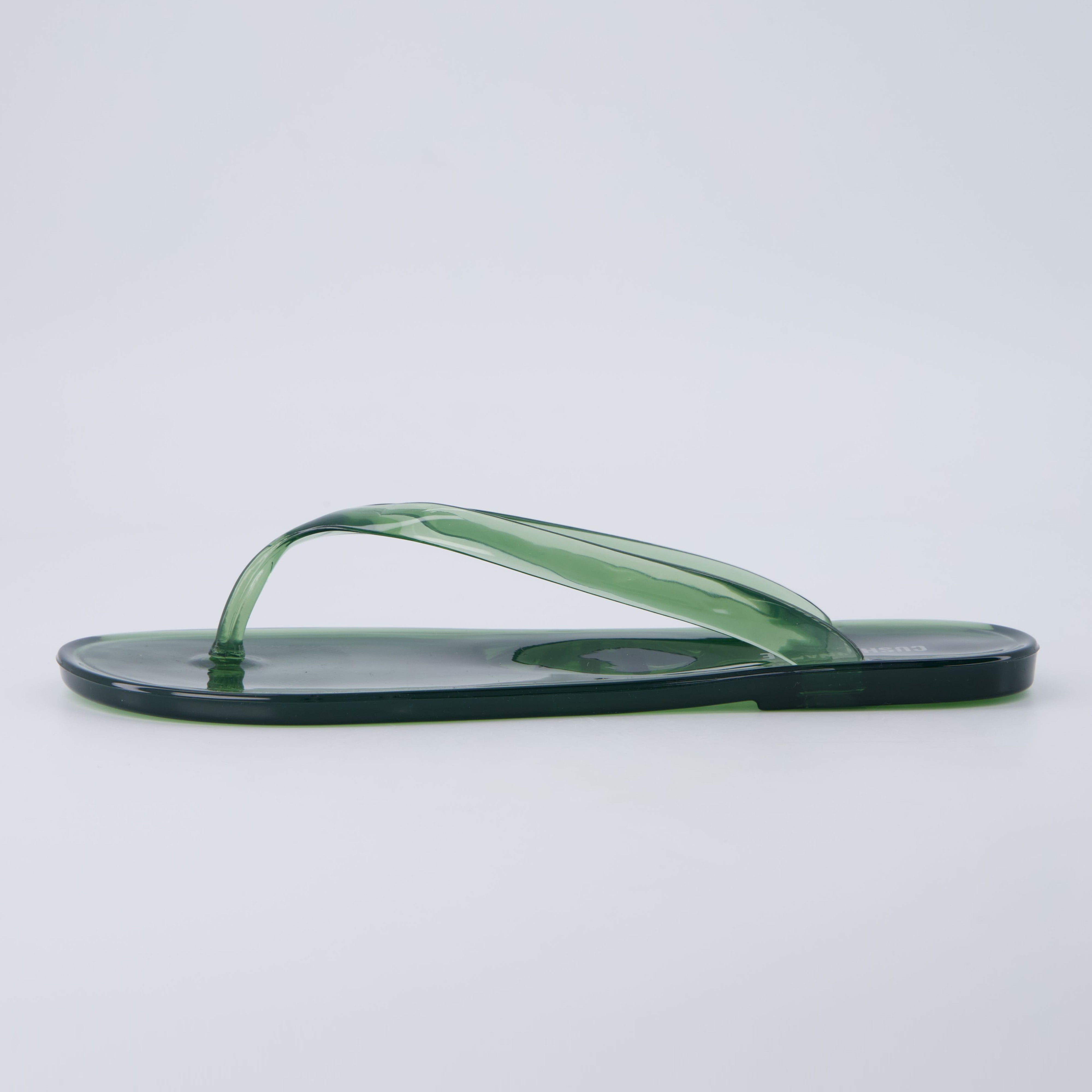 Splash Jelly Flip Flops Green Medium