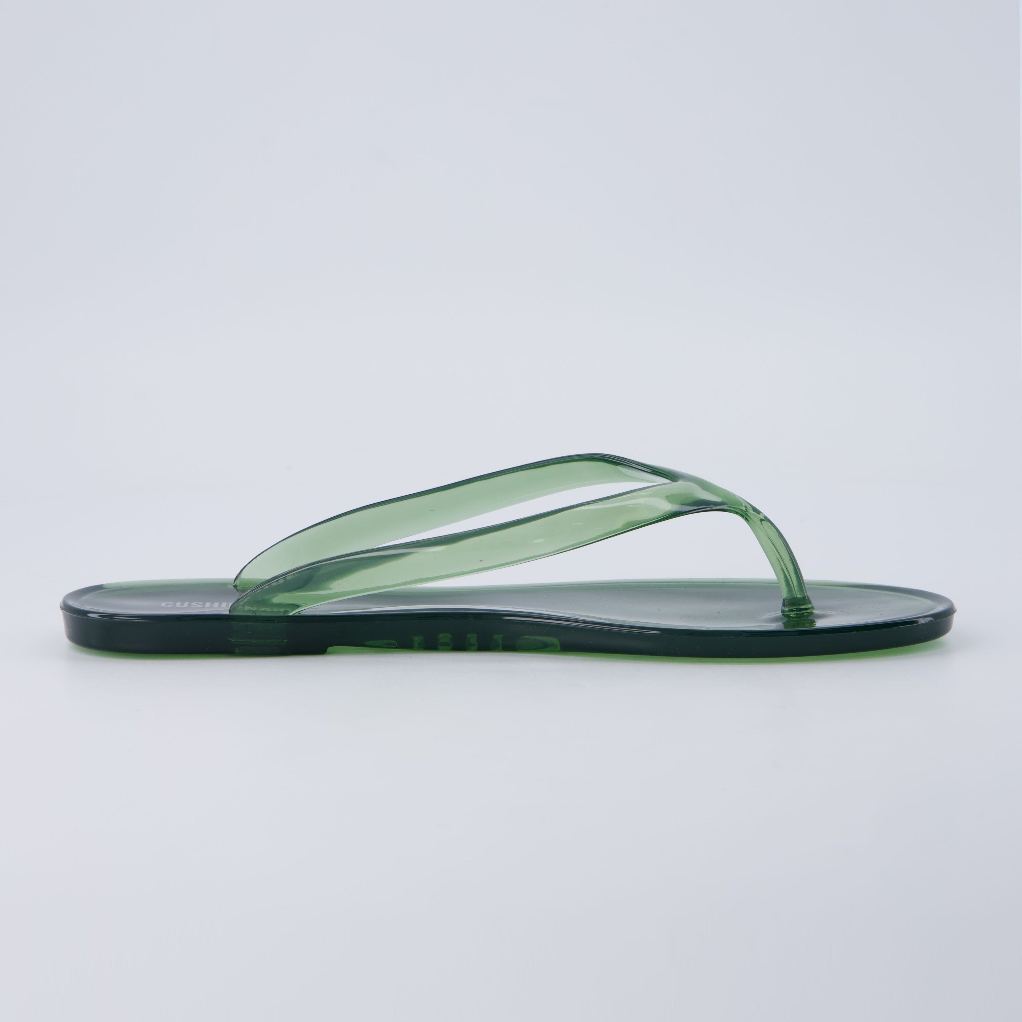 Splash Jelly Flip Flops Green Medium