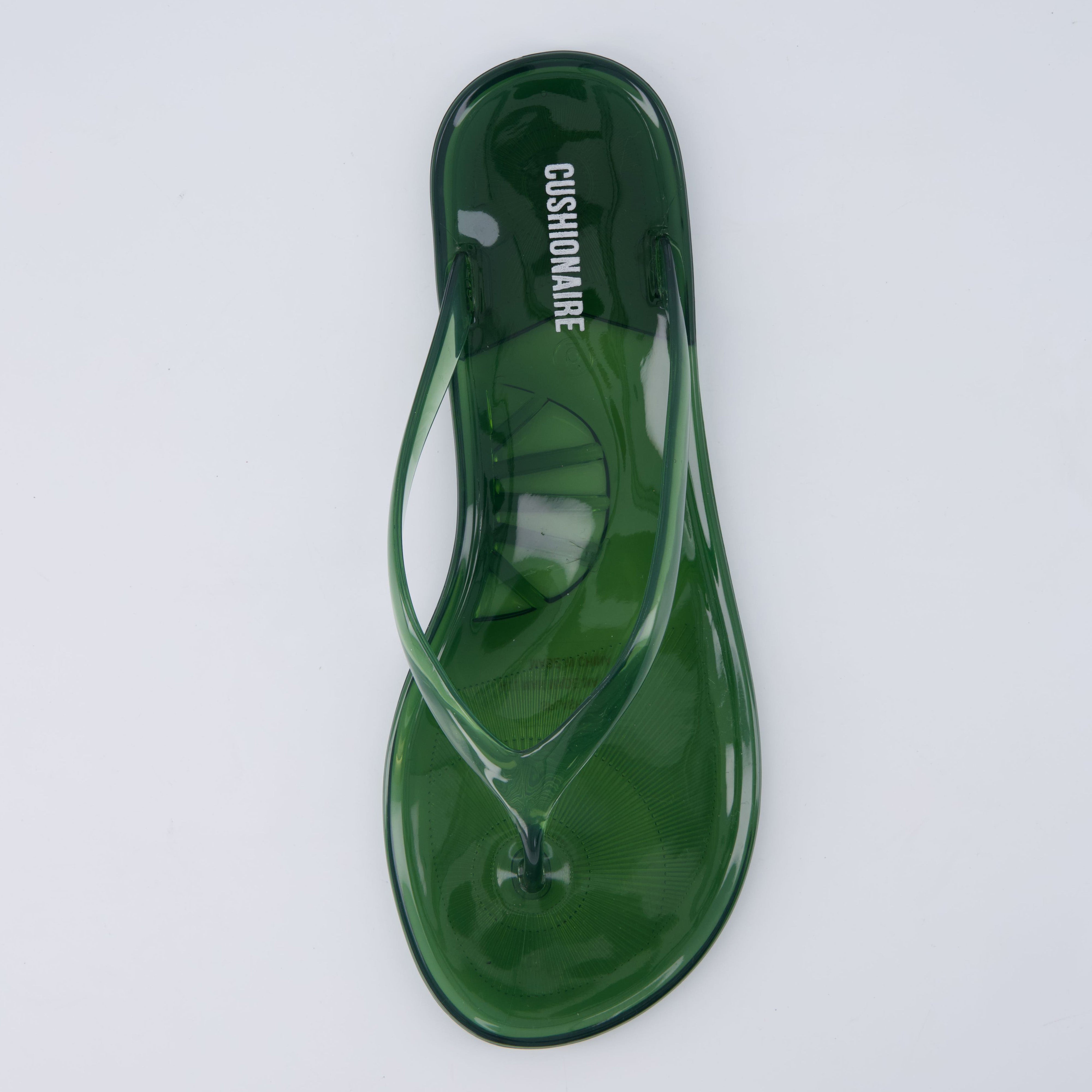 Splash Jelly Flip Flops Green Medium