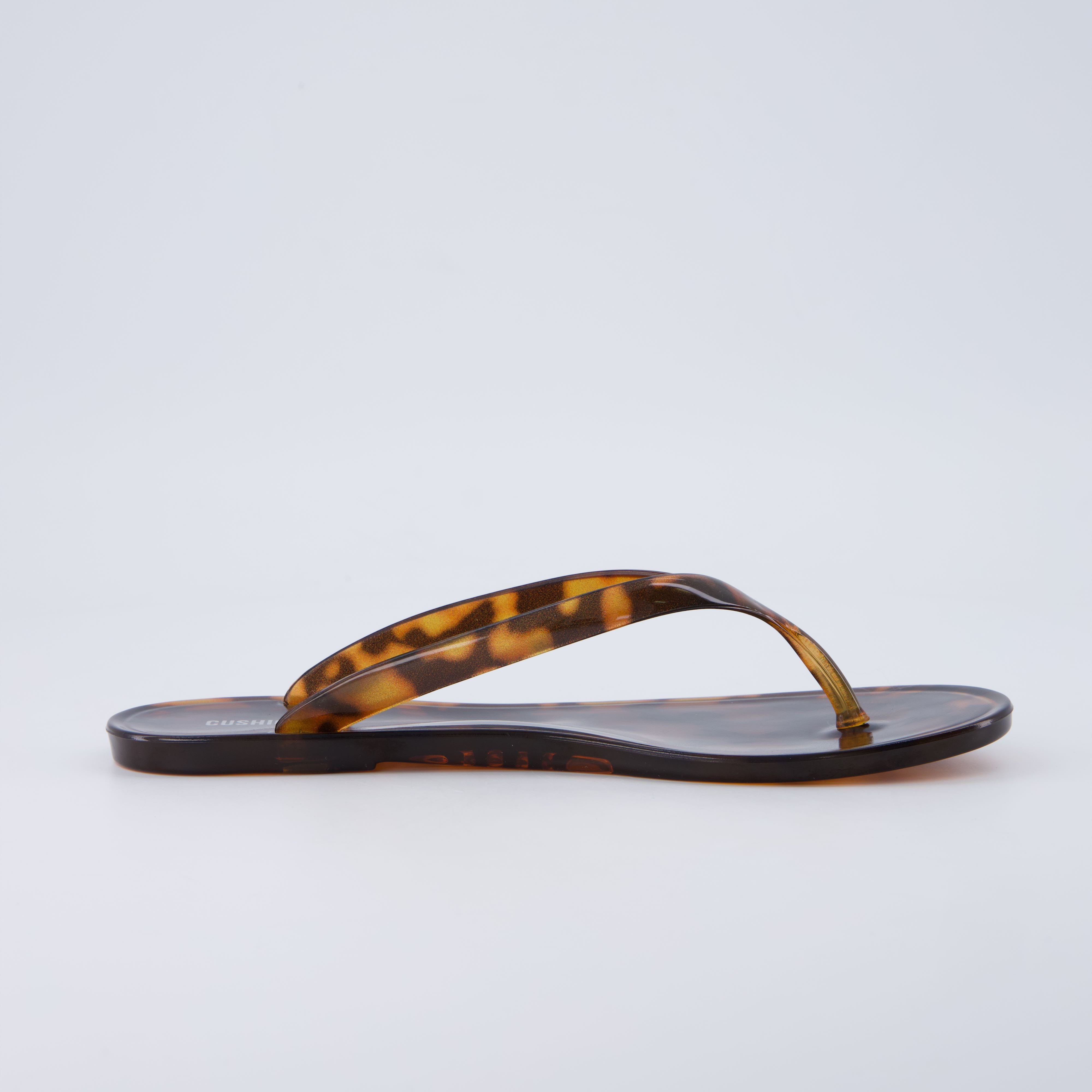 Splash Jelly Flip Flops Tortoise Medium