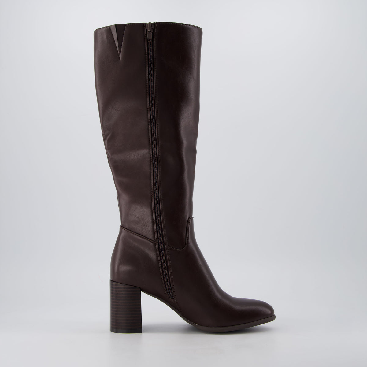 Strada Women's Knee High Boots Dark Brown Medium