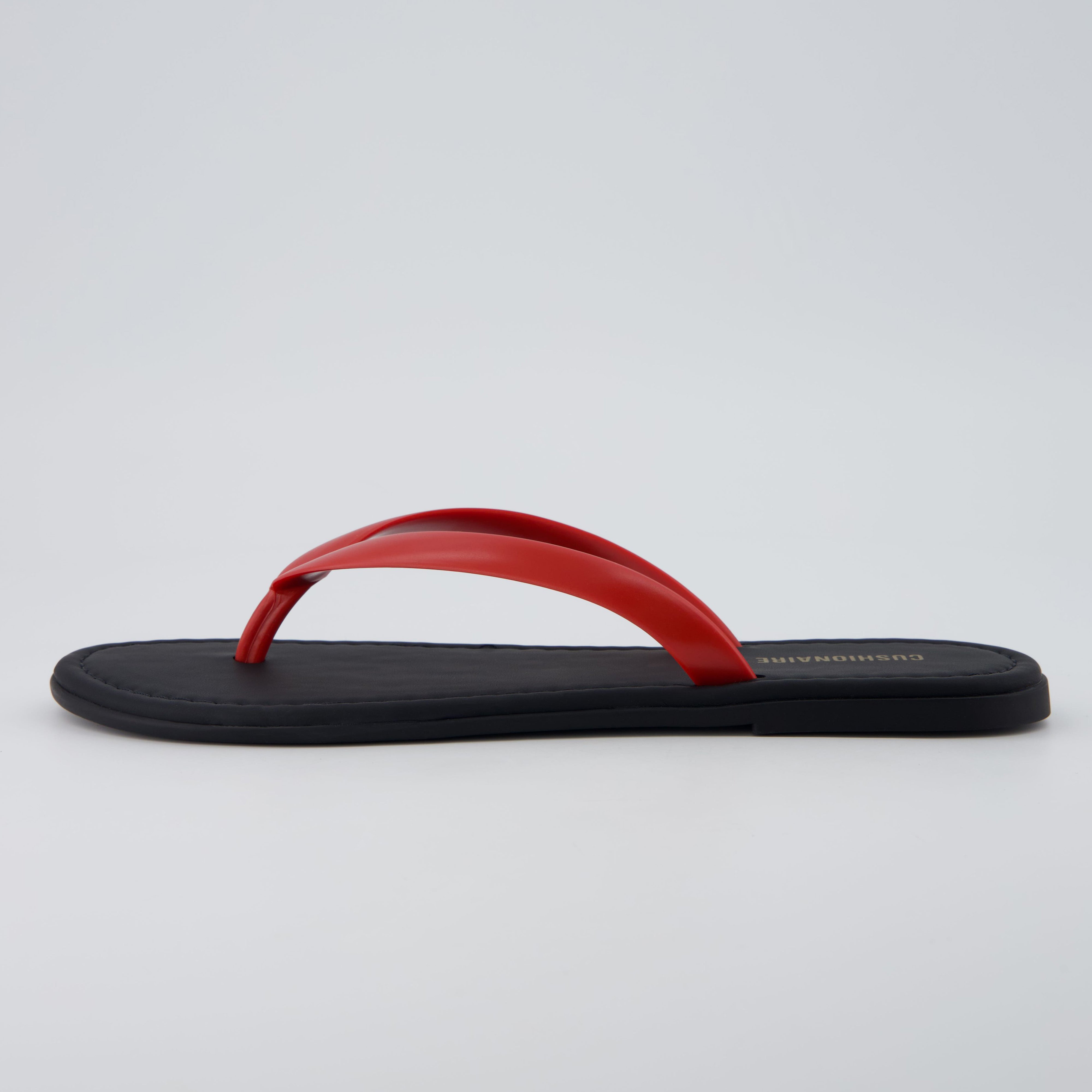 Surf Jelly Flip Flops Red Medium